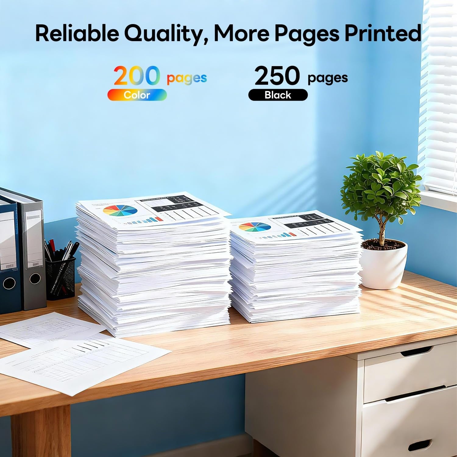 Hookink LC501XL ink cartridges compatible with Brother LC501 ink, shown in a set of compatible Brother ink cartridges.