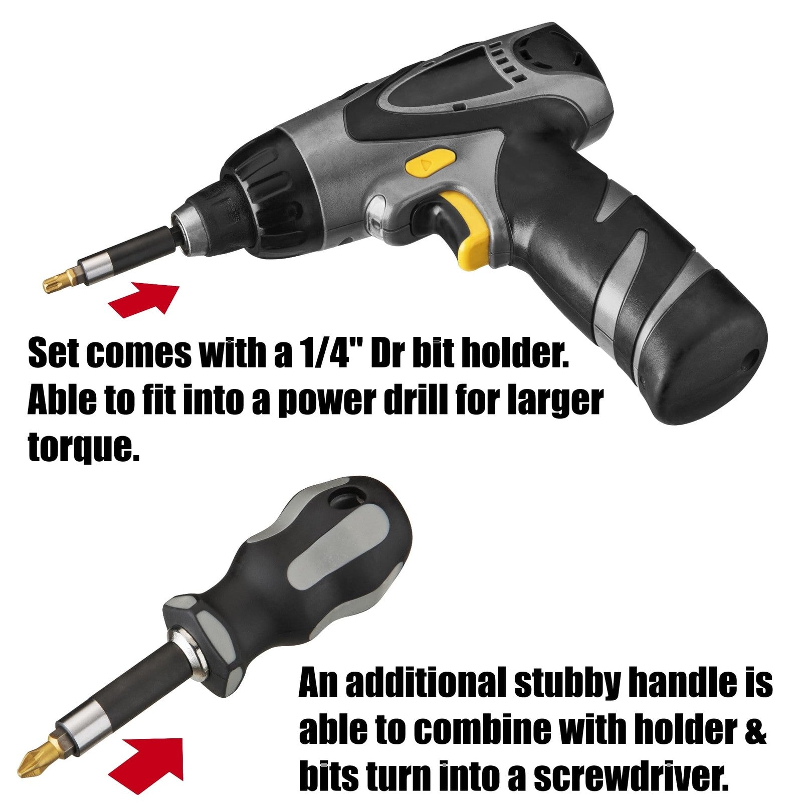 KESI 29-piece Torx bit set with 2-in-1 ratchet, flex-head design, S2 steel with TiN coating, displayed with various bits and tools.