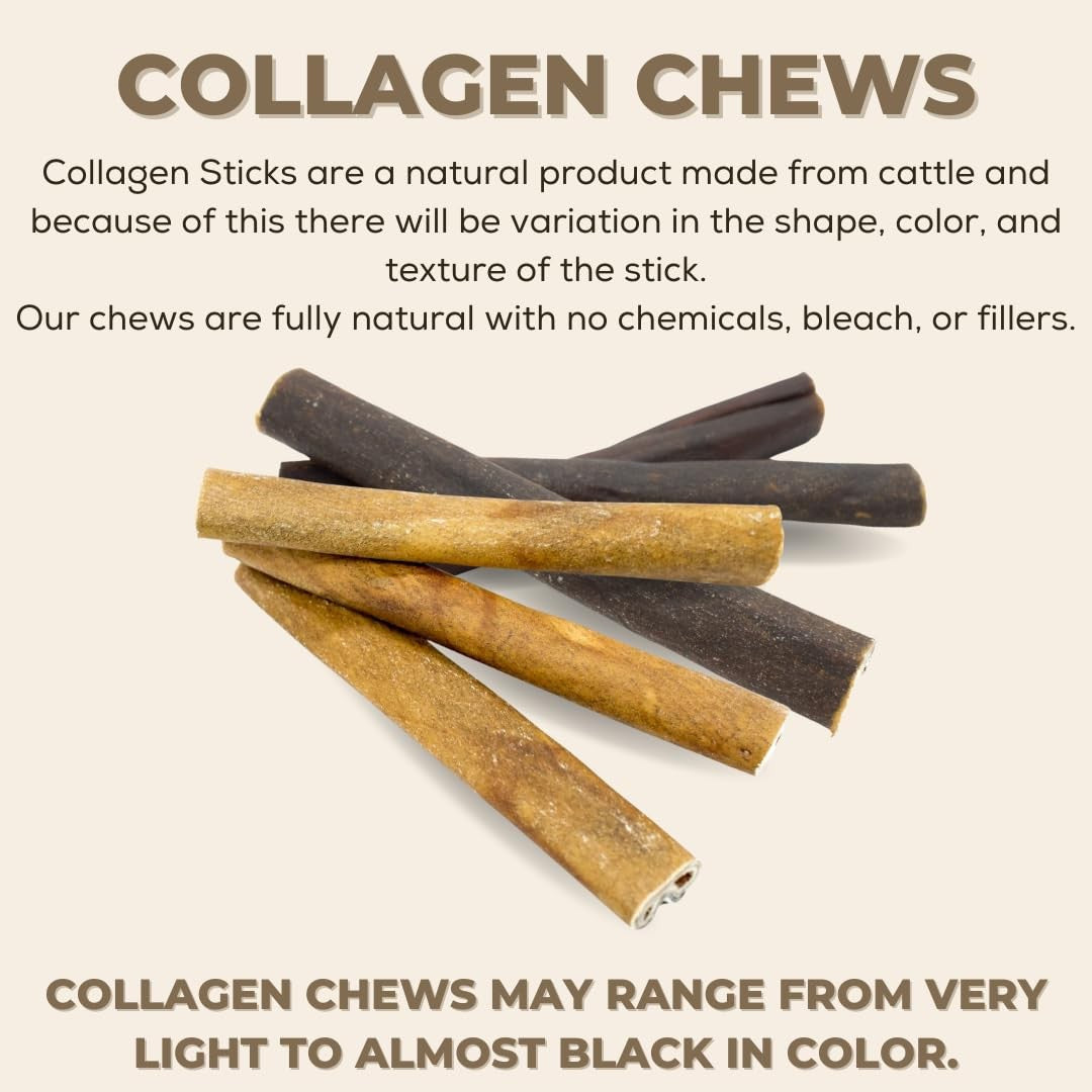 Bully Bunches Premium Beef Collagen Chews for Dogs, natural and long-lasting dog treats with beef flavor.