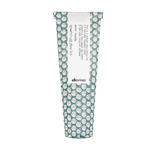 Davines This is a Strong Hold Cream Gel in a tube, showing a swirl of gel with a smooth, glossy texture.