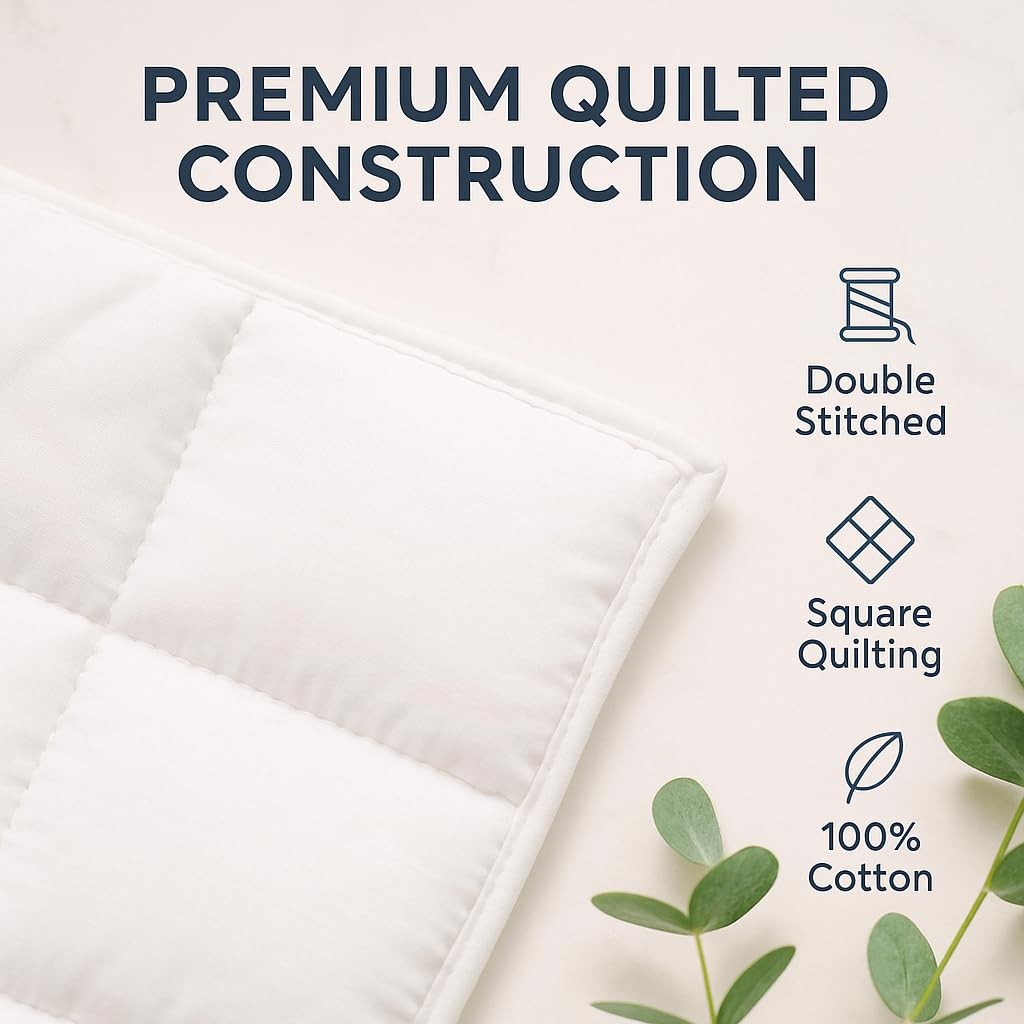 Circleshome warm crib comforter made of soft, breathable 100% cotton with a cozy, plush design for baby's comfort.