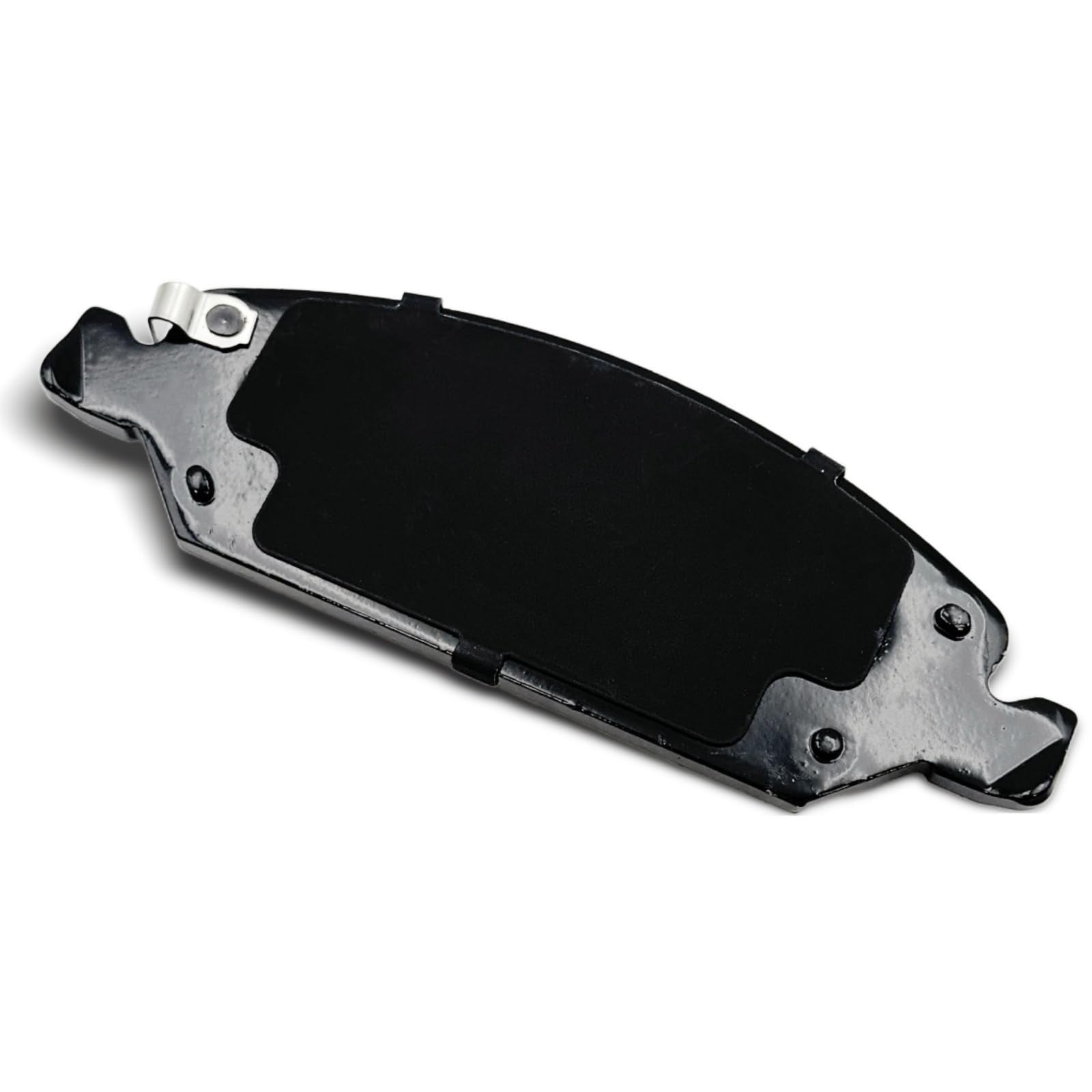 Ceramic front and rear brake pads set for Cadillac Escalade ESV and Chevy Silverado 1500 by evkingauto, showing the brake pads.