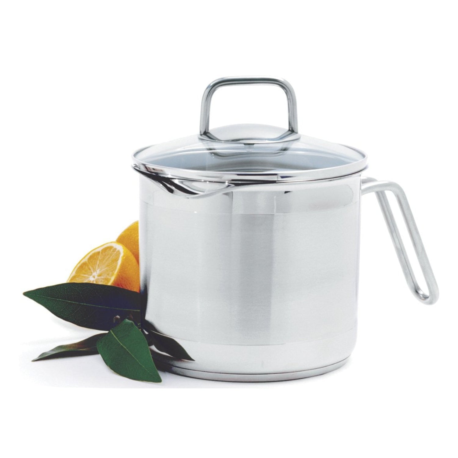 Norpro 8-cup stainless steel multi-pot with straining lid for cooking, steaming, and draining in the kitchen.