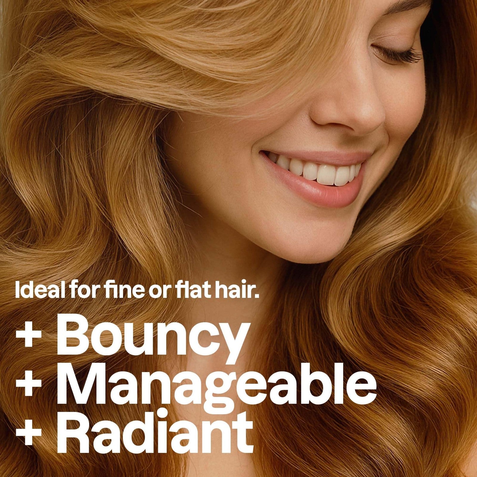 ATTITUDE Volume & Shine Shampoo for thin hair with orange blossom scent, natural, EWG Verified, in a white bottle