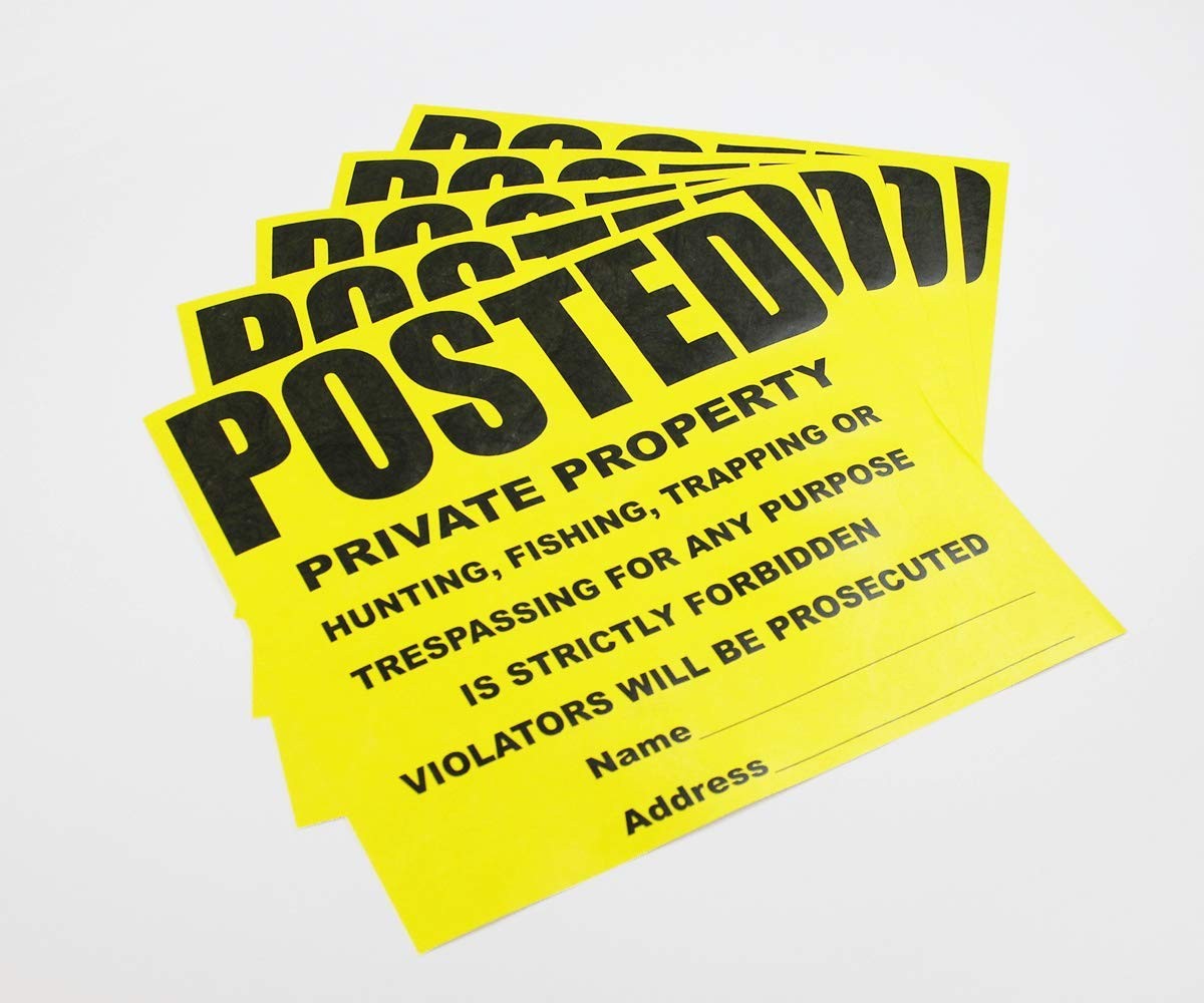 Yellow private property sign by Wristco, 11x11 inches, outdoor posted signage with "Private Property" message in bold letters.