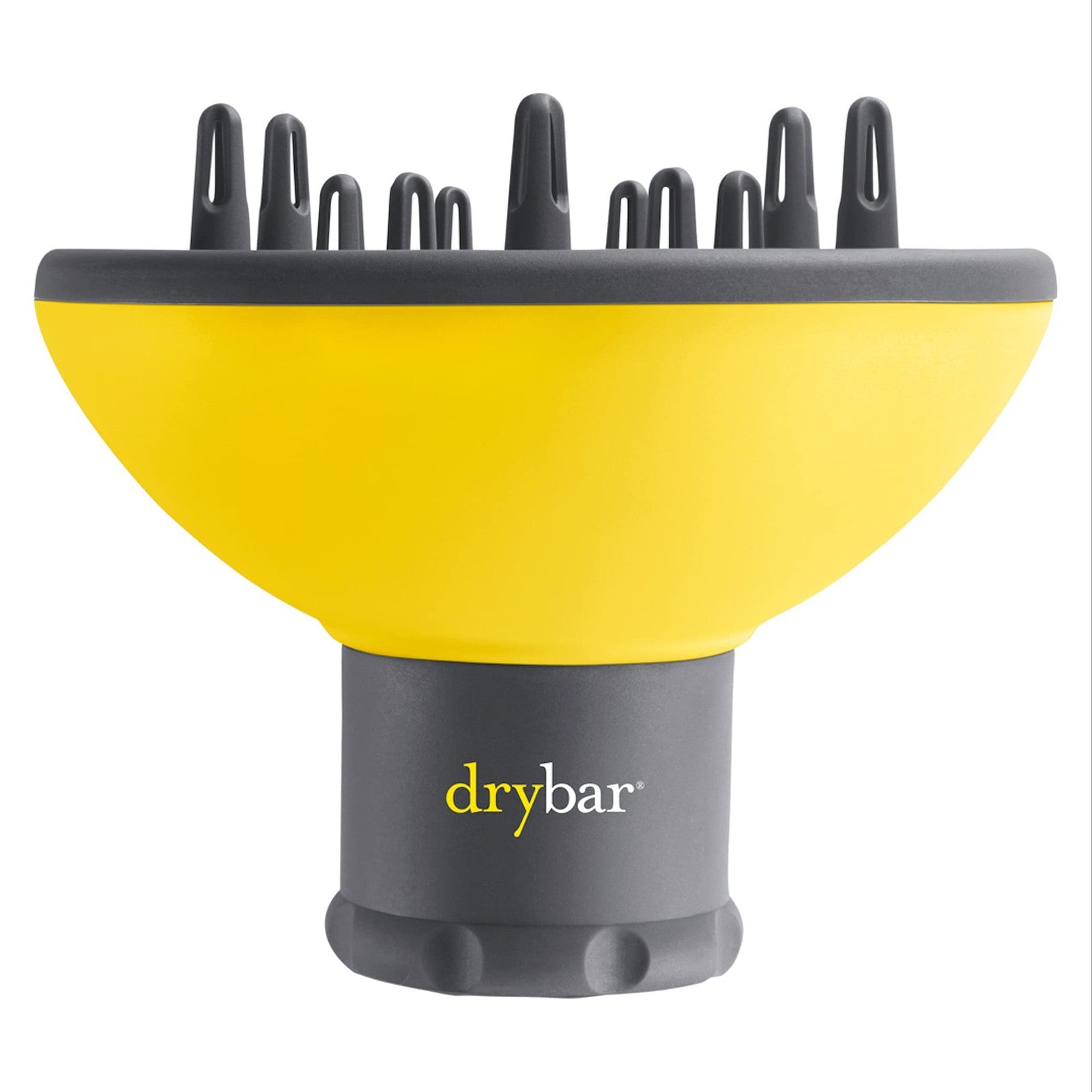 Drybar The Bouncer diffuser for curly hair, universal fit, reducing frizz and enhancing natural curls with a sleek design.