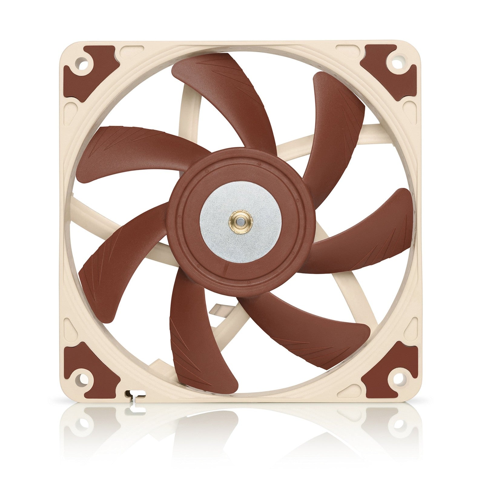 Noctua NF-A12x15 PWM premium quiet slim 120x15mm brown computer fan with 4-pin connector and airflow blades