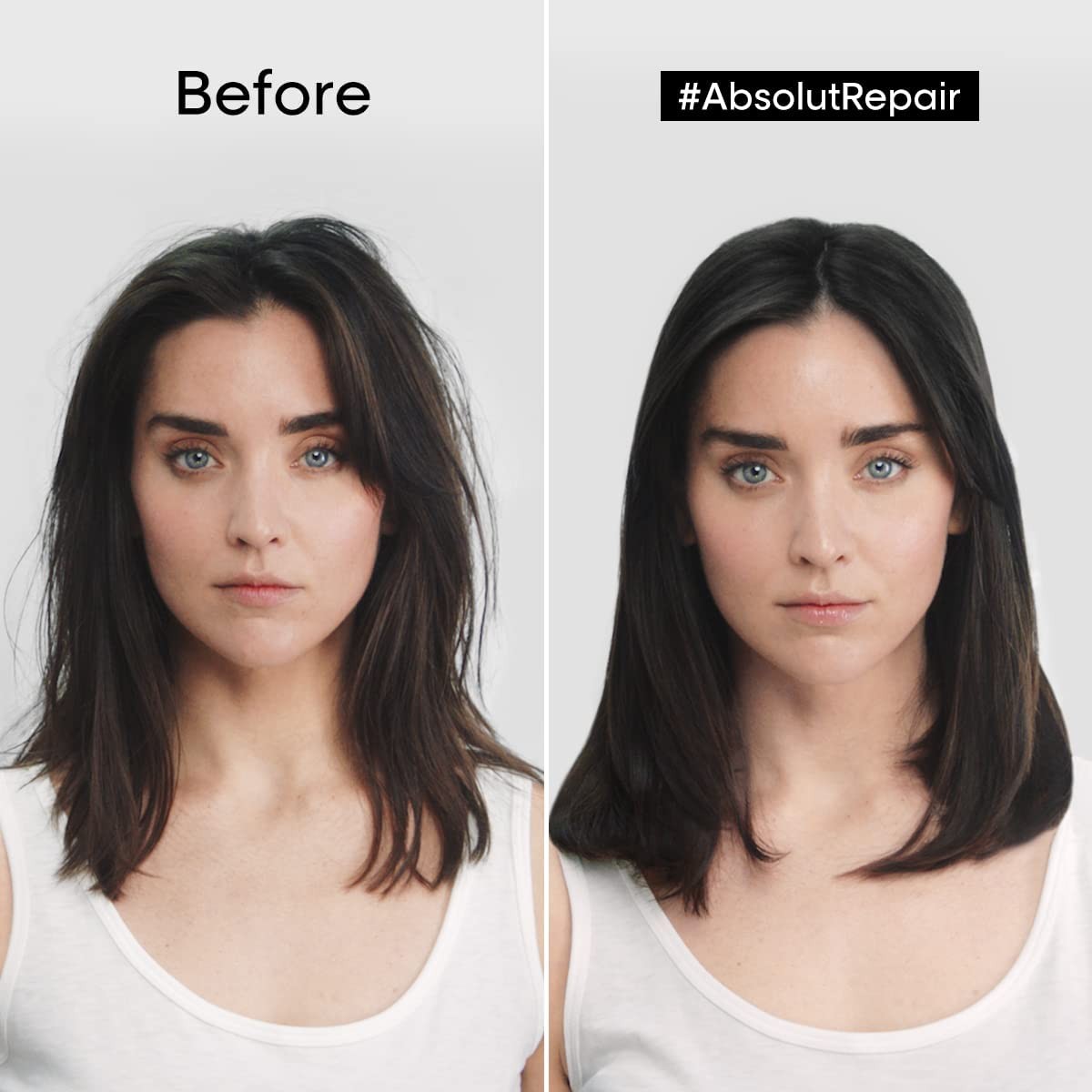 L'Oréal Professionnel Absolut Repair Golden Mask for damaged hair, creamy hair treatment in a jar with a golden lid.