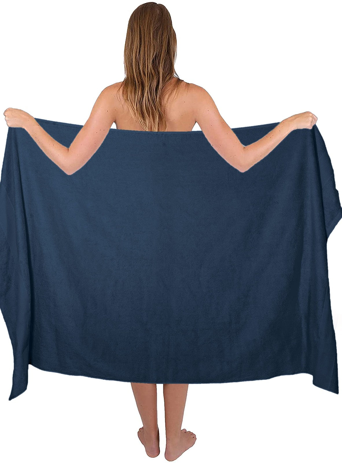 Belizzi Home premium cotton bath sheets, oversized 35x70 inches, soft and absorbent pure cotton towels in a 2-pack.