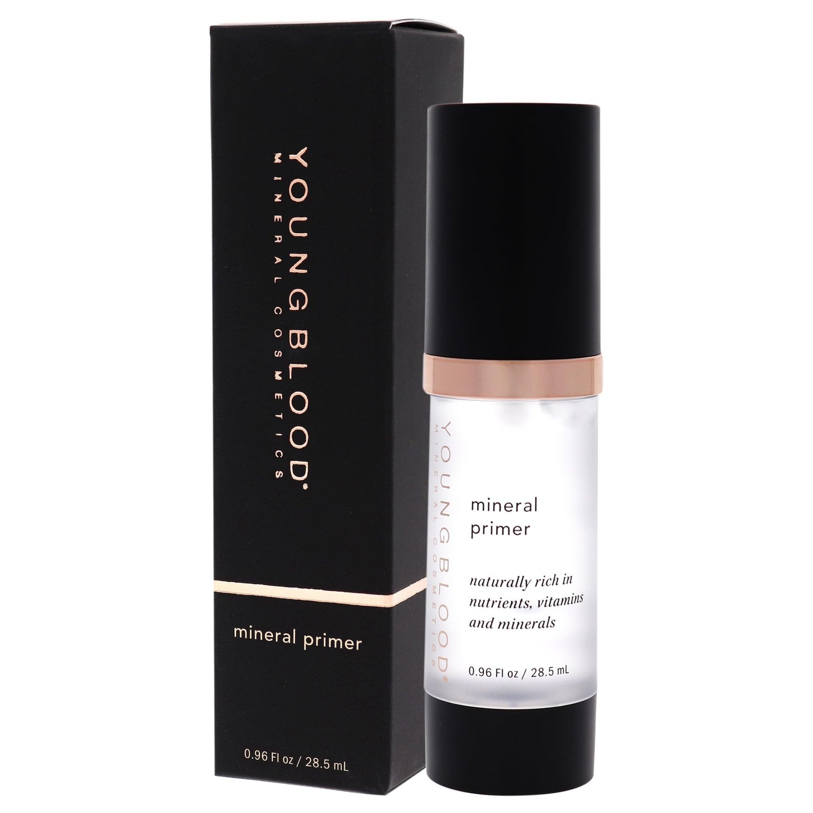 Youngblood Mineral Primer for Women, 0.96 oz, smooth and prepping makeup base with a lightweight, natural finish.