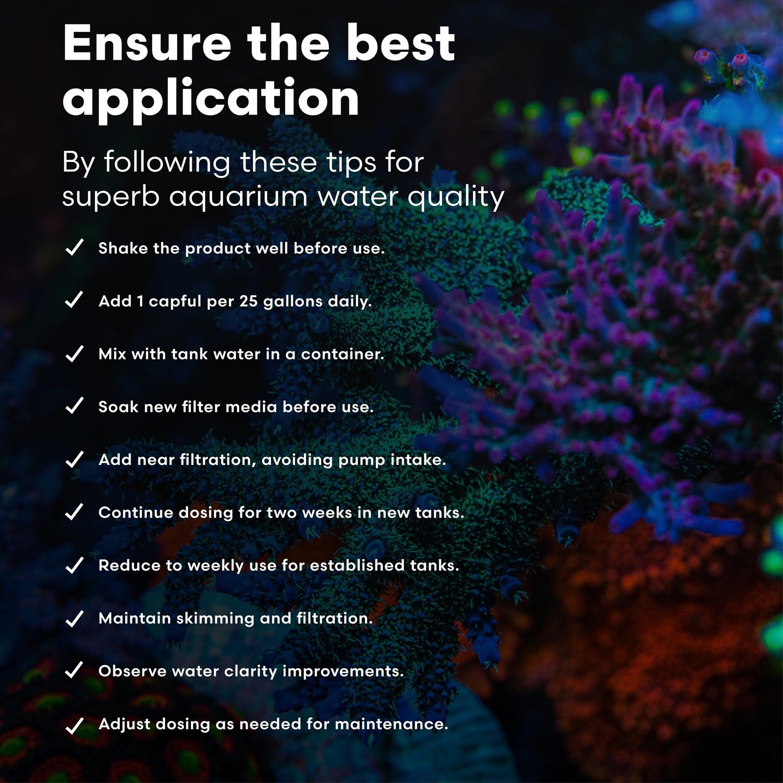 Continuum Aquatics BacterGen M Marine Nitrifying Bacteria waste reducer container with label and product details.