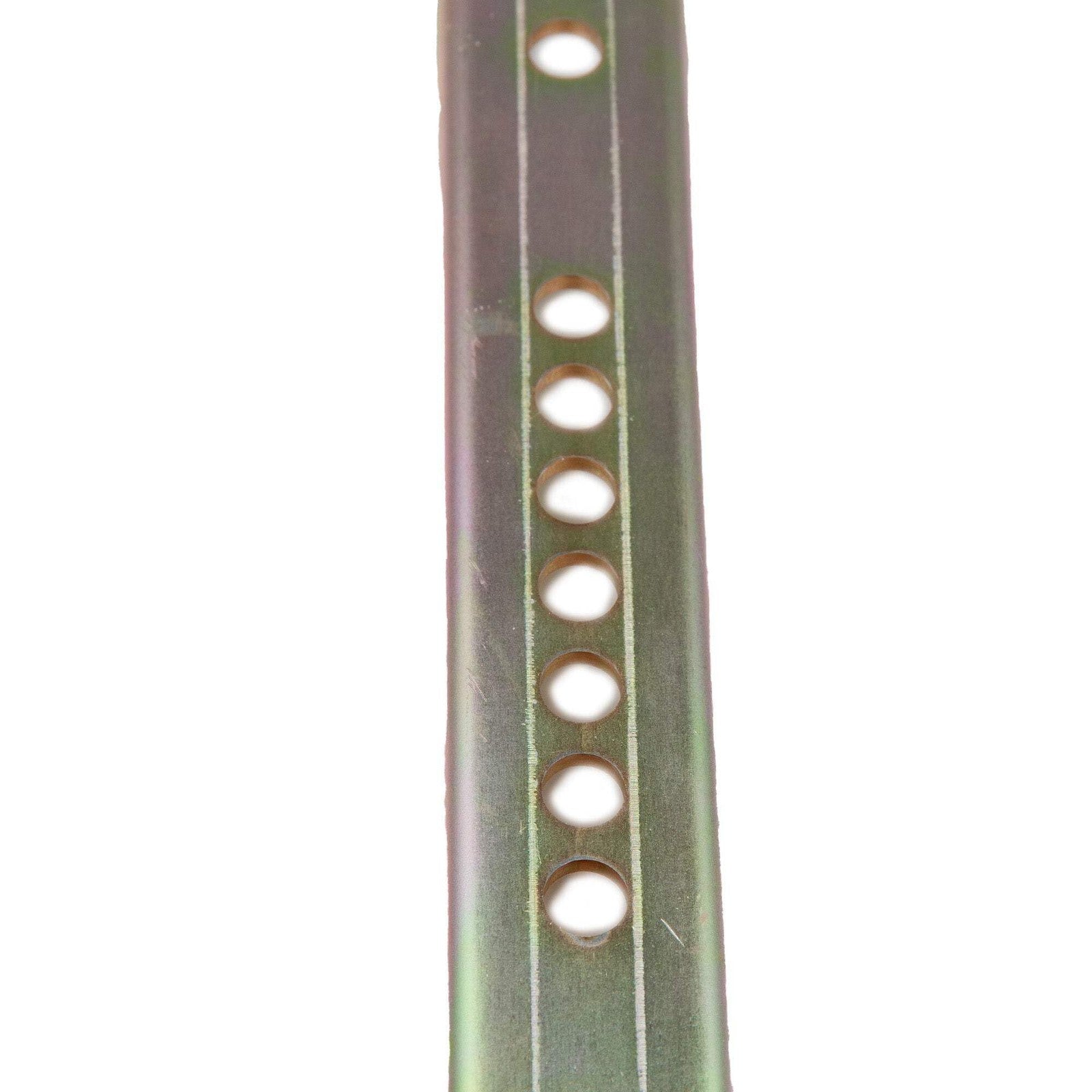 Mr. Snow Plow BOSS STB03220 kickstand leg with straight blade, zinc-plated replacement part for snow plow equipment.