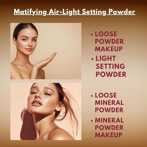 GA-DE Mirage Matifying Air-Light Setting Powder with shine-free finish and flawless, lightweight matte effect on skin