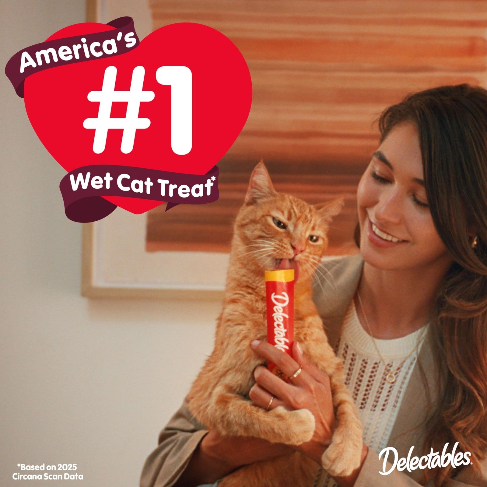 Delectables Squeeze Up Tuna Variety Pack with creamy, lickable wet cat food puree in squeezable tubes for cats.