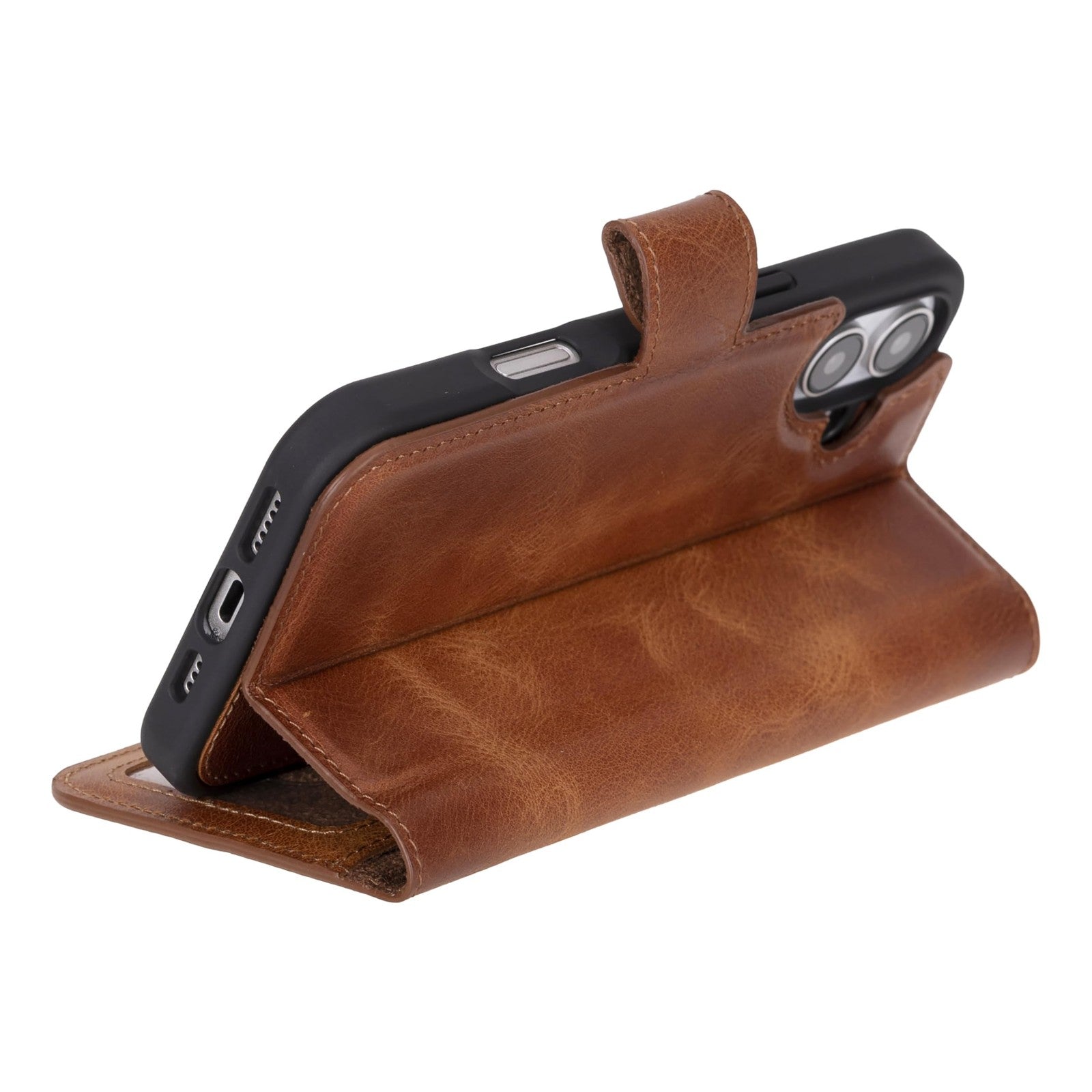 Venito iPhone 16 Plus wallet phone case with MagSafe compatibility, drop and impact protection, featuring a sleek design.
