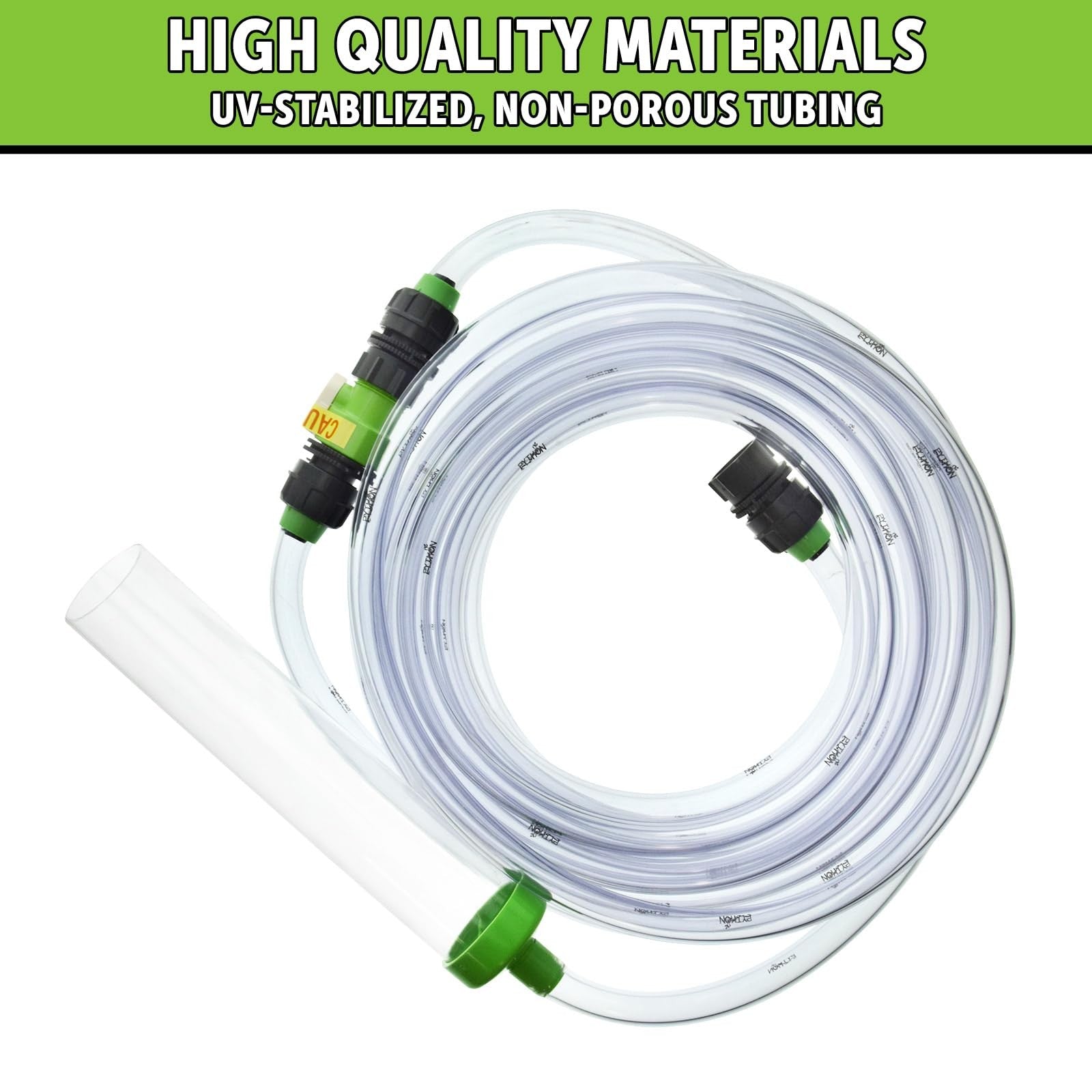 Python No Spill Clean and Fill Aquarium Maintenance System with gravel cleaner and water flow control for easy tank cleaning.