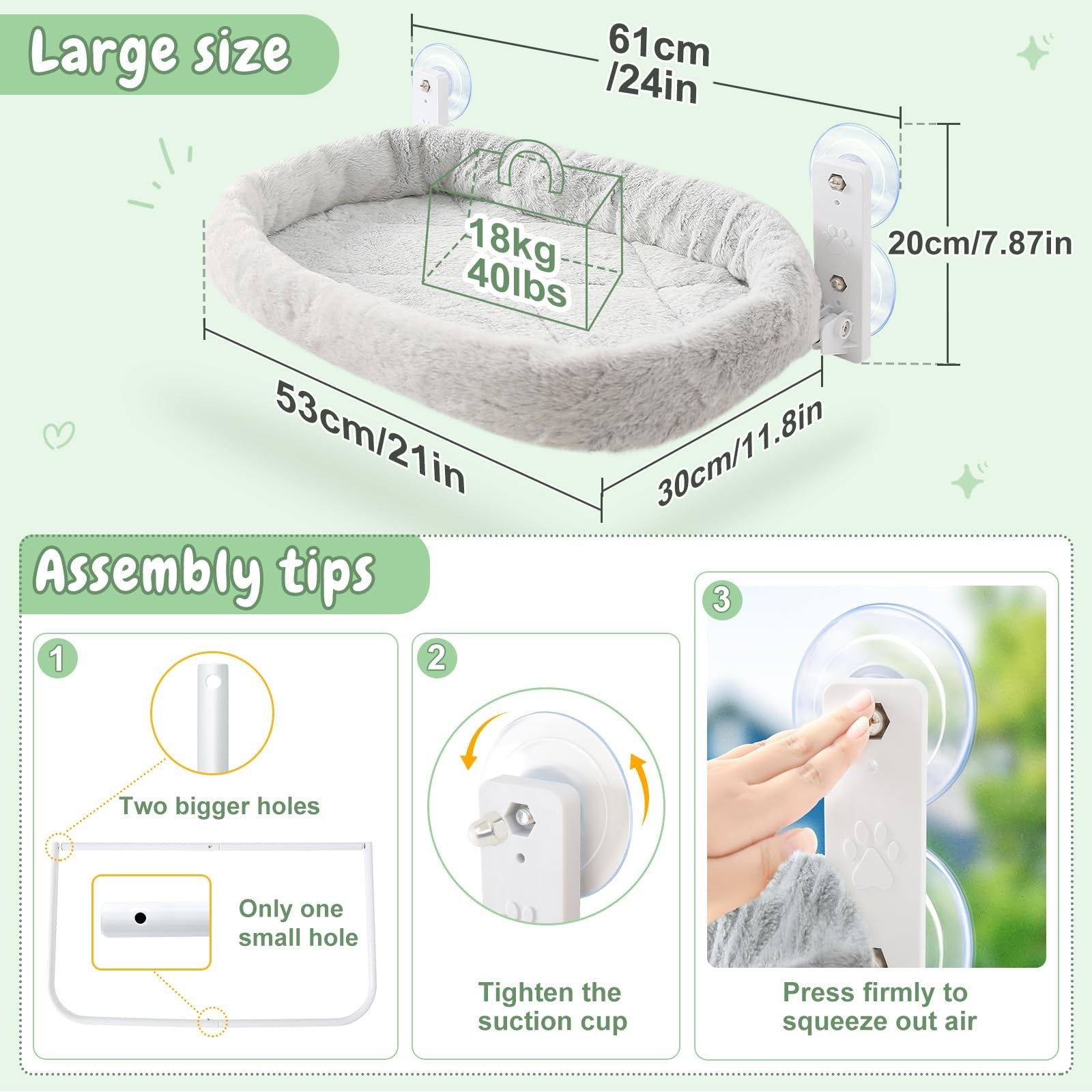 Sunhoo 2-pack cat window perch hammock with foldable design, suction cups, sunny bed seat, ideal for feline lounging and sunbathing.