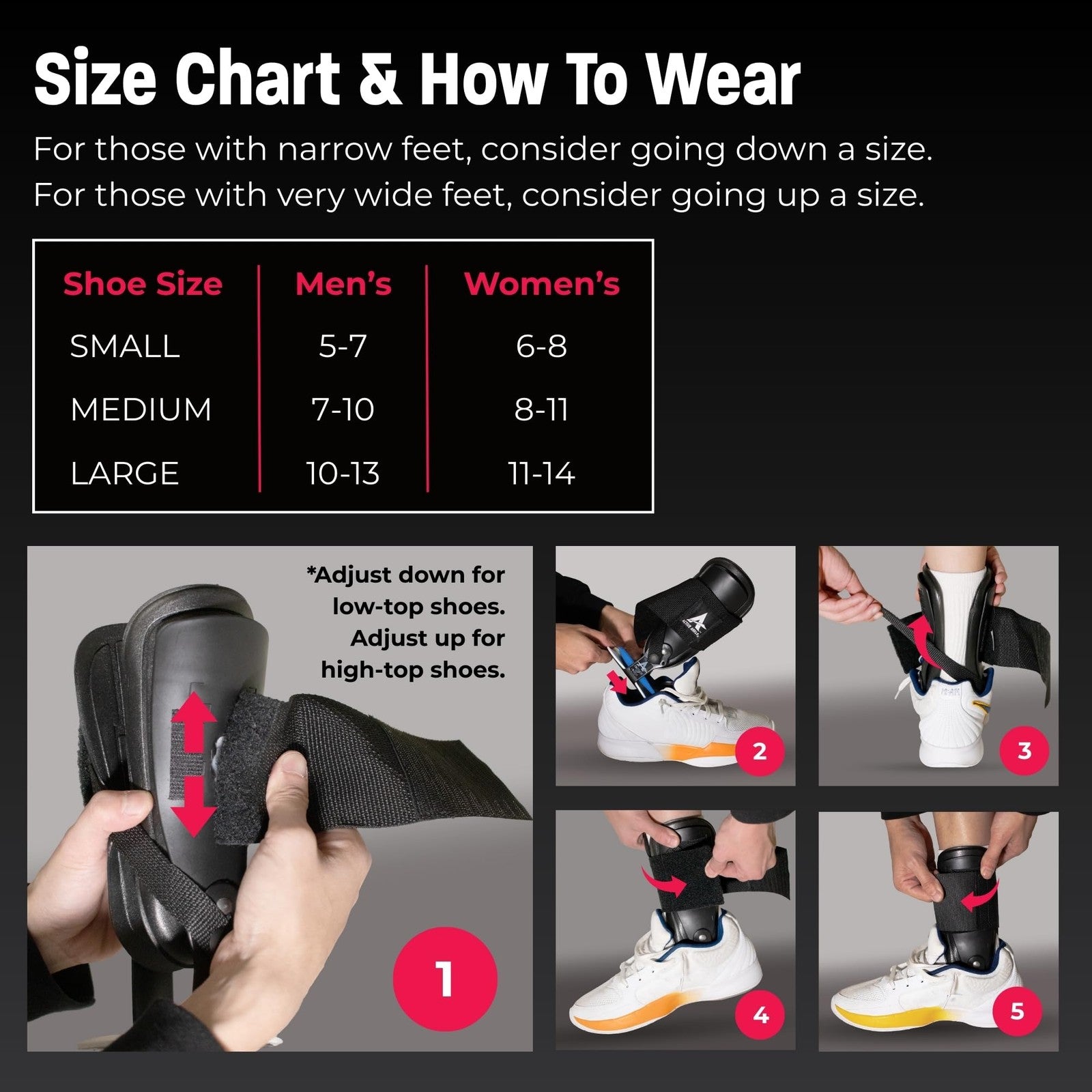 Black Cramer Active Ankle T2 brace providing support and stability for men and women, visible ankle support in the image.