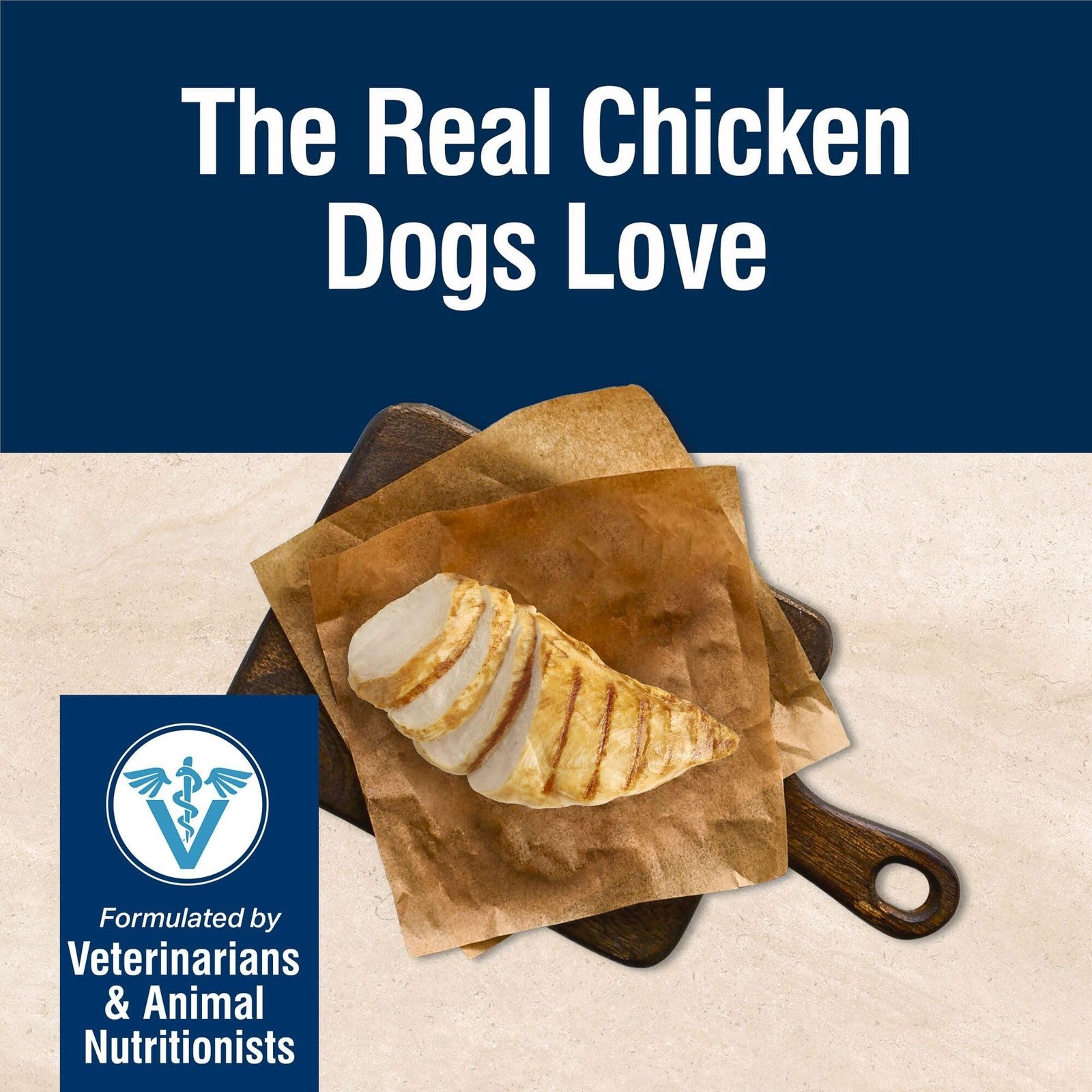 Blue Buffalo True Solutions weight control natural dry dog food for adult dogs in a large bag, with kibble visible inside.