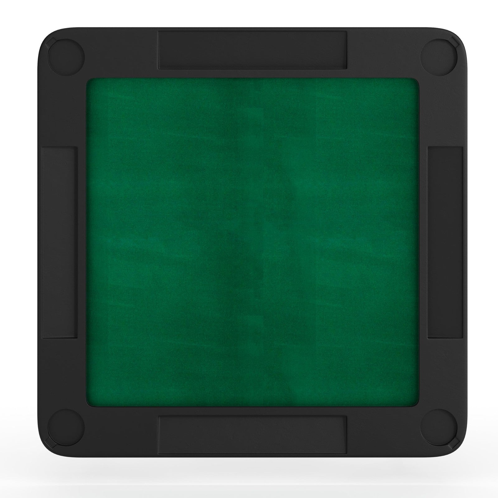 Flash Furniture Silas folding card table with green felt playing surface, 34.5-inch square, ideal for games and gatherings.