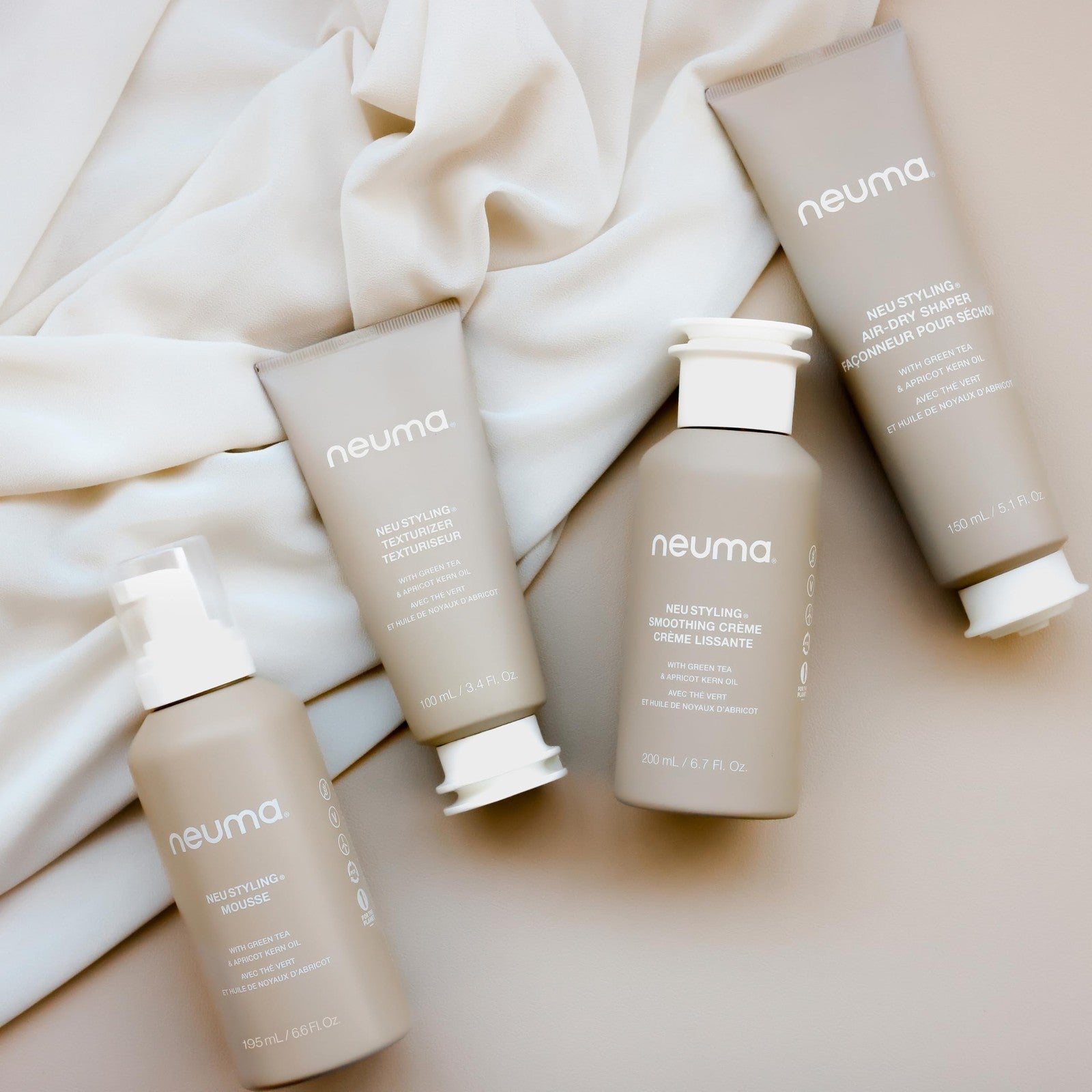 Neuma Neu Styling Hair Mousse with lavender, 6.6 fl oz, volumizing mousse for hair styling and added freshness.