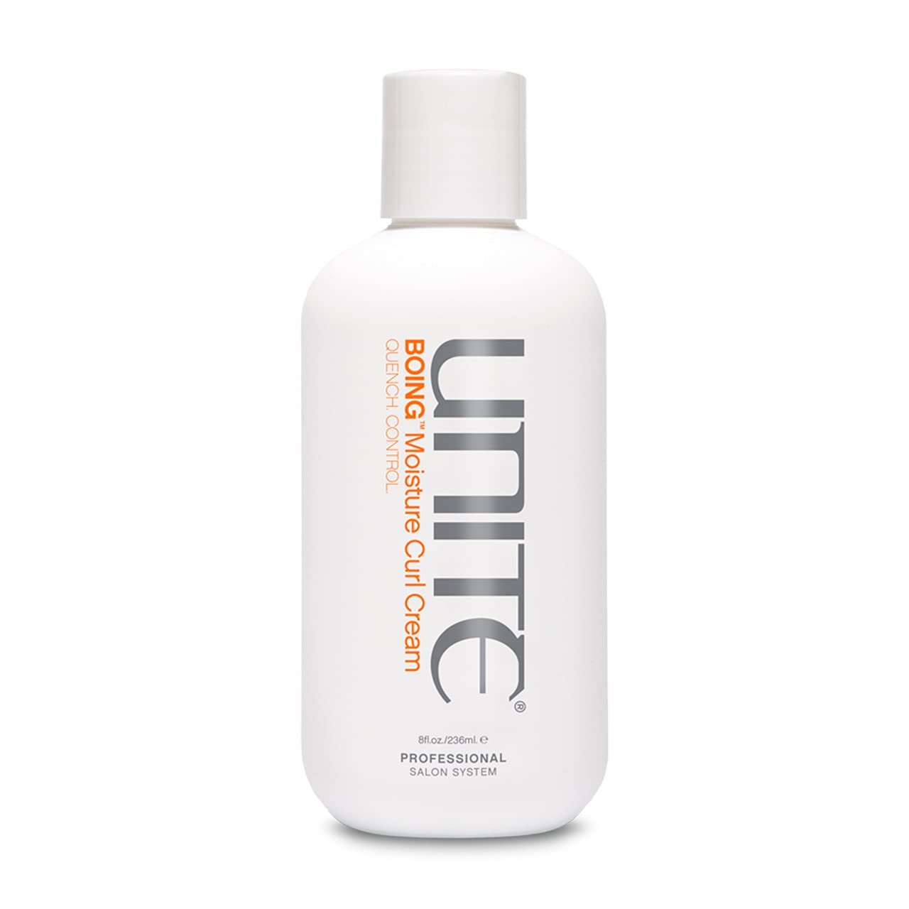 UNITE BOING Moisture Curl Cream in a jar, showing the ultra-hydrating styling cream with a soft, creamy texture for soft, defined curls