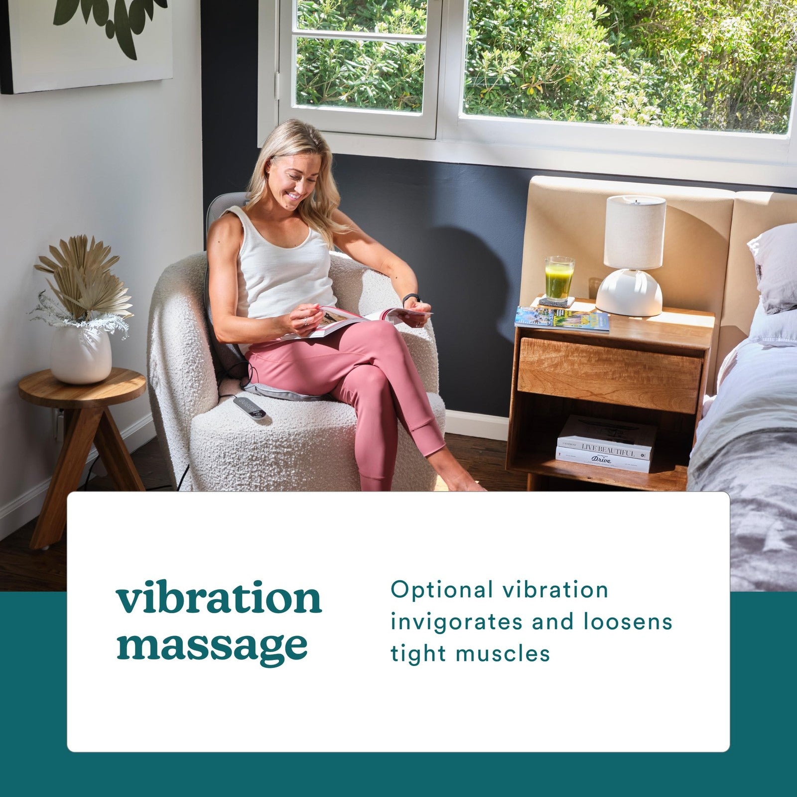 Homedics Shiatsu kneading massage cushion with heat feature, designed for back relief and relaxation.