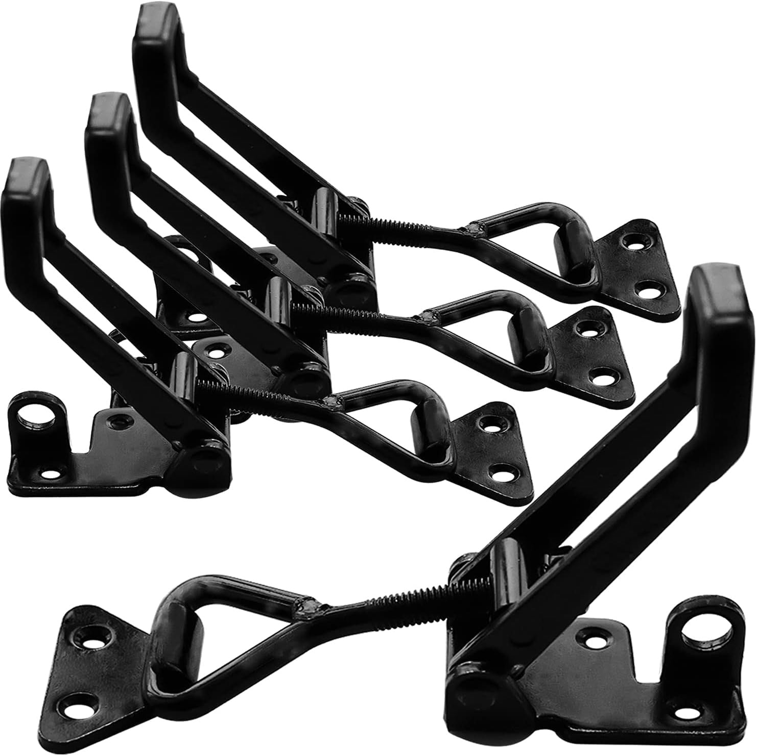 Redovant 6-pack heavy-duty toggle clamp latch, 4003 style with black finish, showing sturdy pull clamps with 1320lbs capacity.