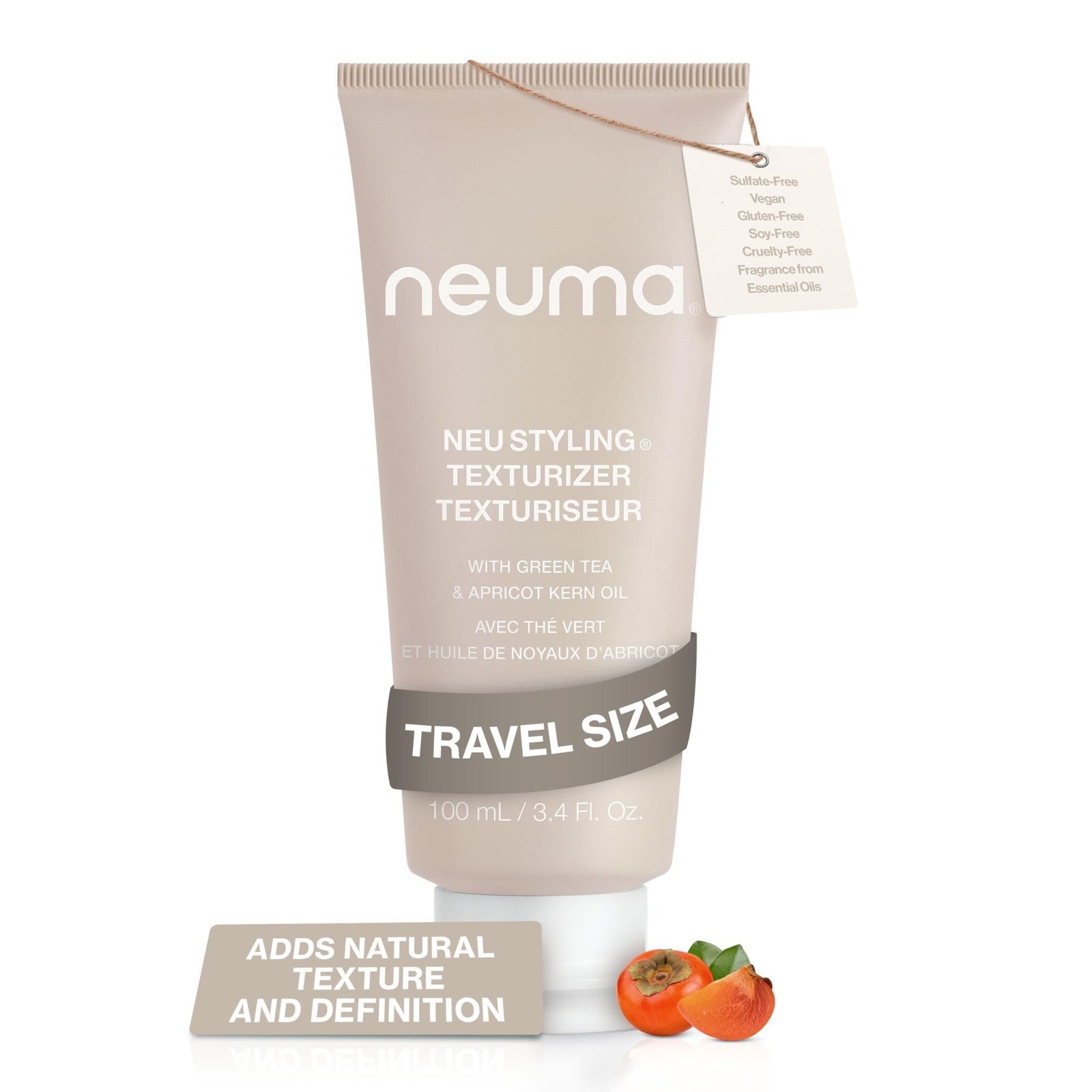 Neuma Neu Styling Hair Texturizer Crème in a 3.4 Fl Oz jar, showing the textured cream for styling and adding hair texture.