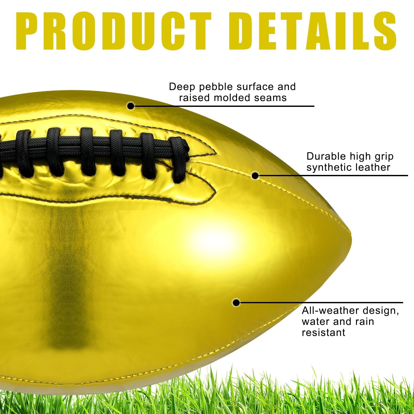 Liliful 2-piece autograph football and basketball set with stands, official size, blank surfaces for signatures, ideal for sports fans.
