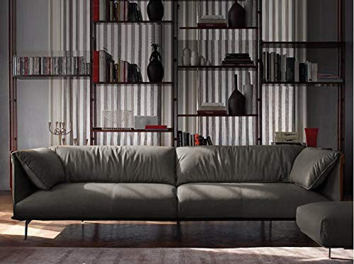 Wento thick faux leather fabric in soft skin grain texture, 2-yard length, ideal for upholstery and craft projects.