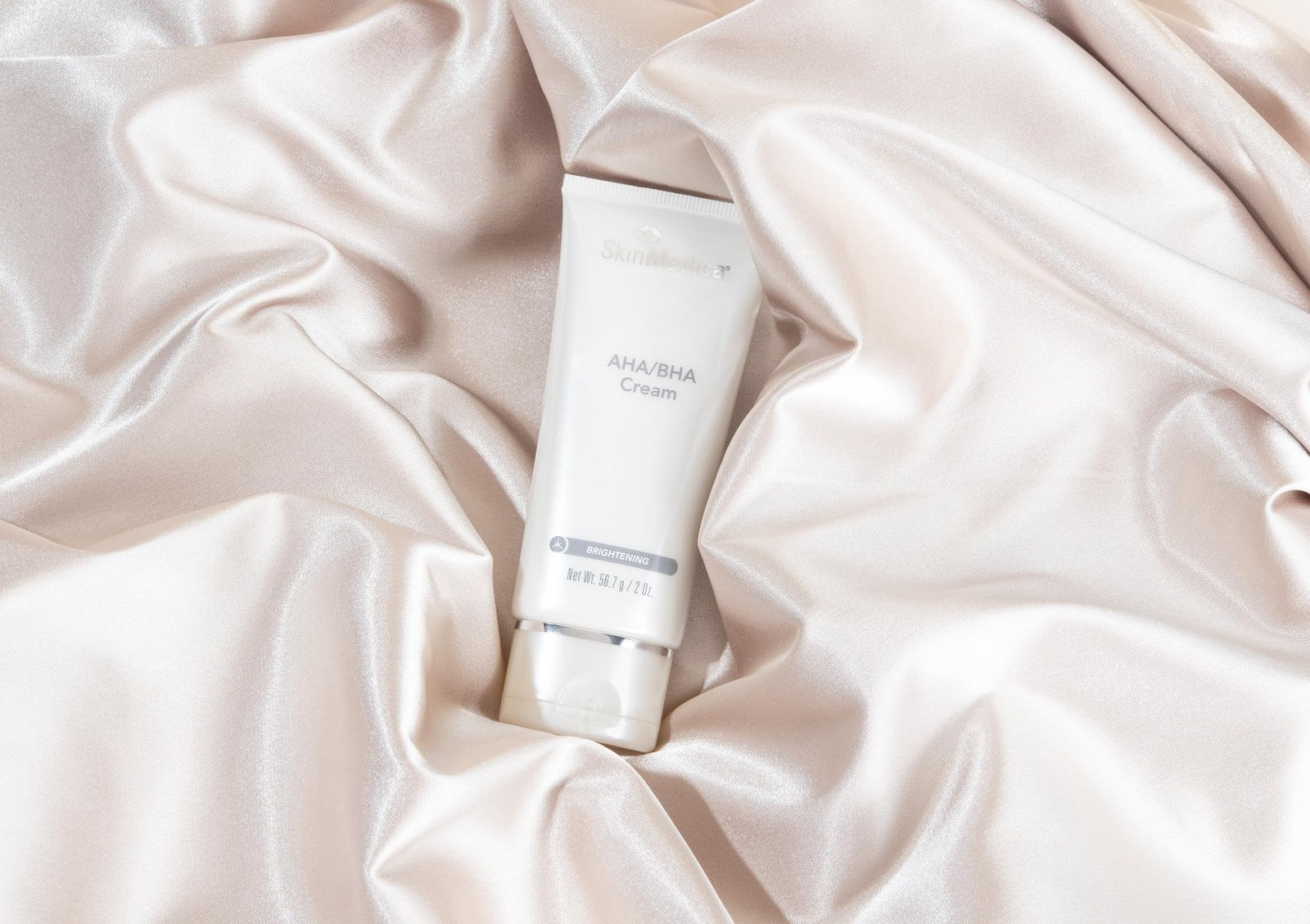 SkinMedica AHA/BHA Cream for women, exfoliating age-defying skincare face cream with gentle chemical exfoliants.