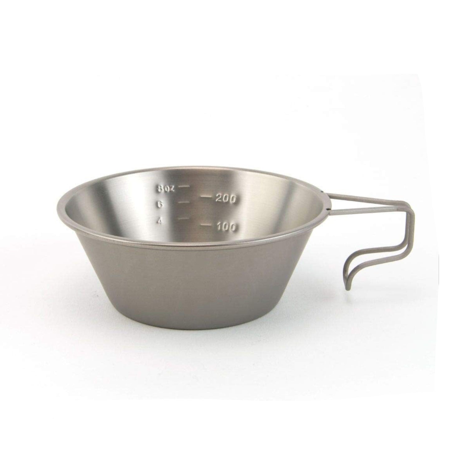 Snow Peak Titanium Sierra Cup, Japanese titanium camping cup with a lightweight, durable design and lifetime guarantee.