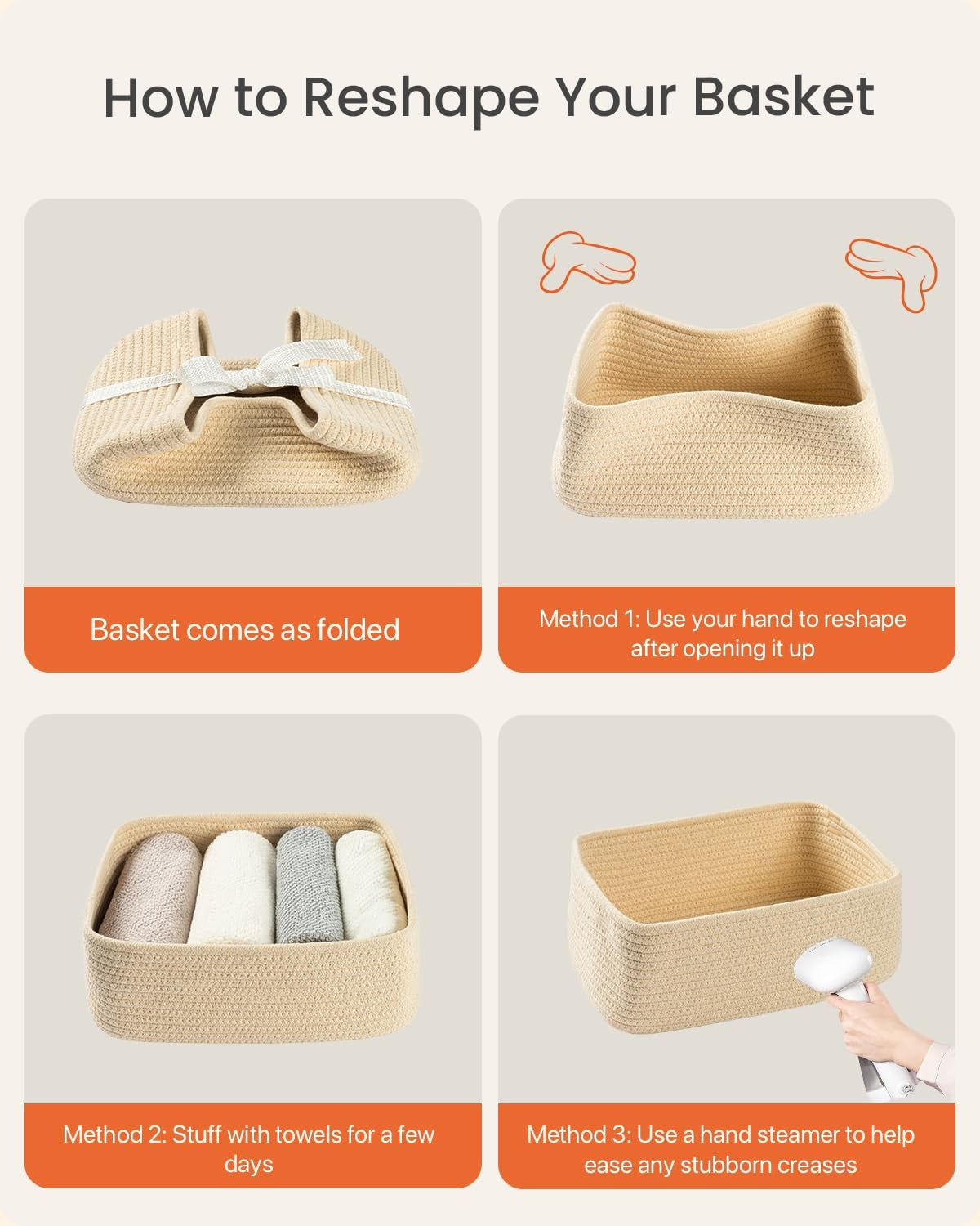 KALLAX small woven storage basket, 12x8x4.5 inches, for organizing and storing household items in a cute, natural woven design.