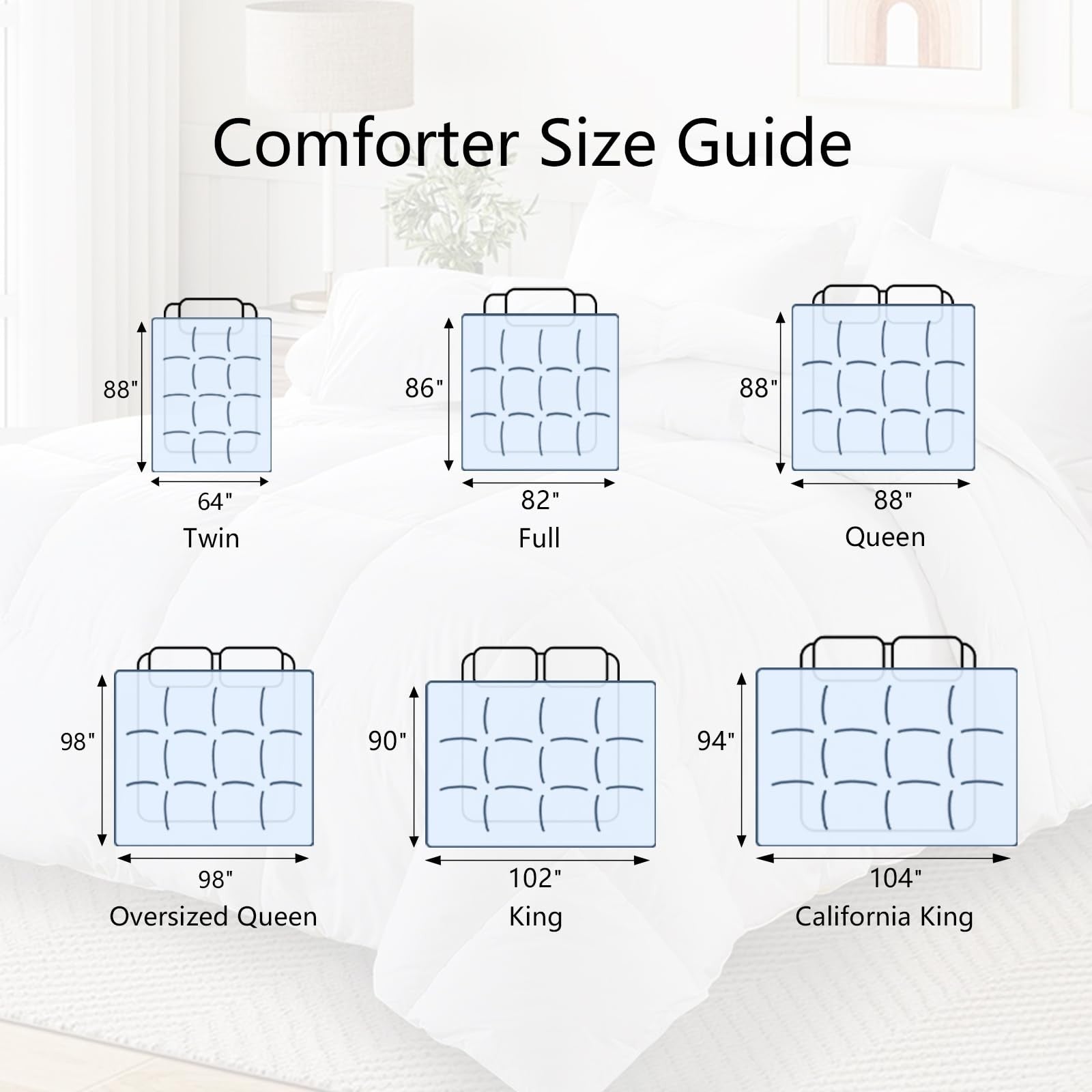 Grey Texartist Premium 2100 Series all-season comforter with breathable fabric, full size, designed for full comfort and warmth.