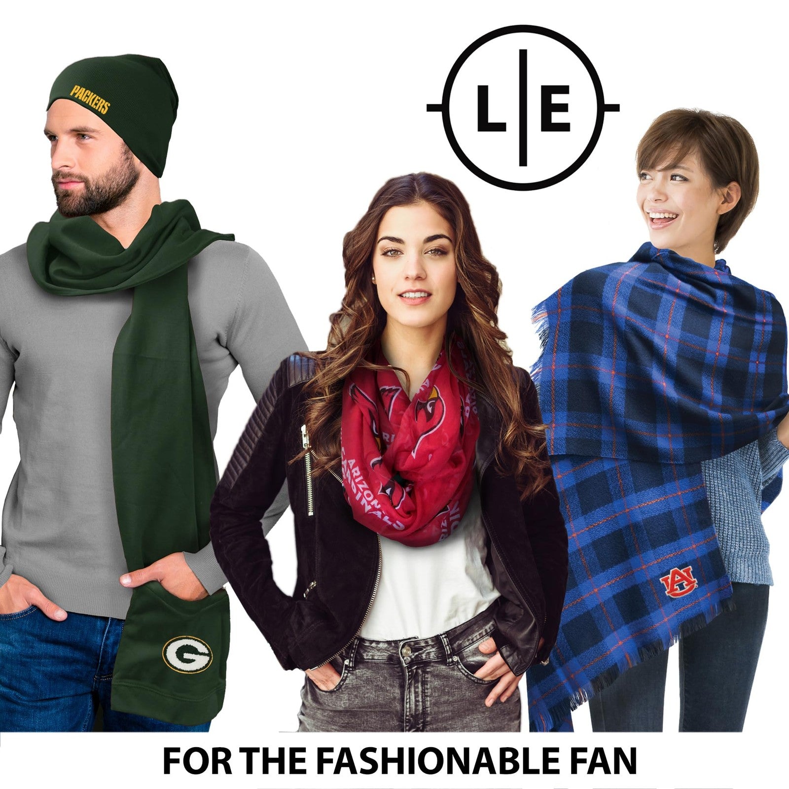 Littlearth NFL Cleveland Browns super soft scarf with team logo and brown and orange stripes, cozy and stylish for game day.