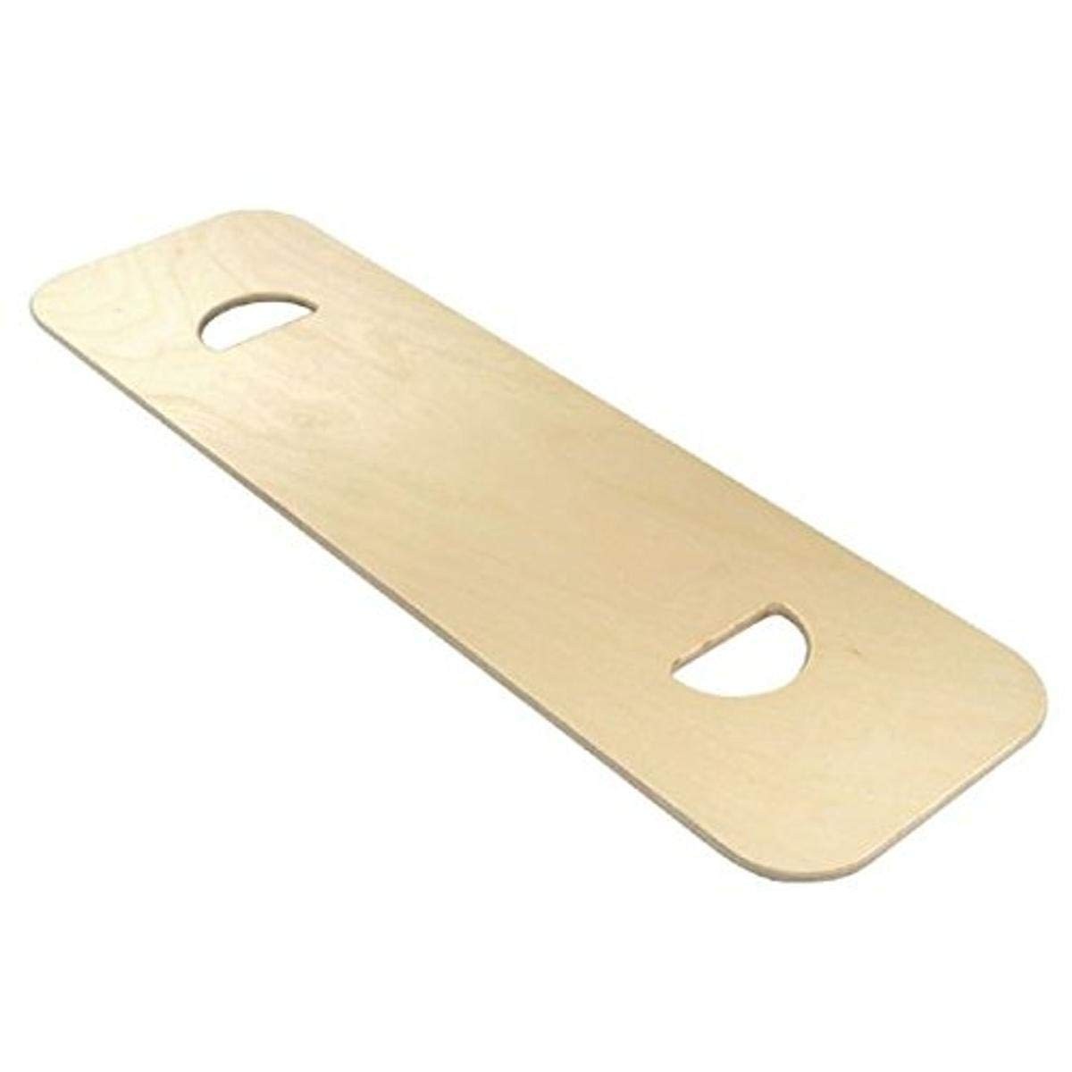 Wooden transfer board with side hand hole by Therafin Corporation, designed for safe patient transfers and mobility assistance
