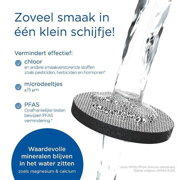 BRITA water filter bottle in apricot color with 600ml capacity and two microdisc filters, showing the portable design and spout
