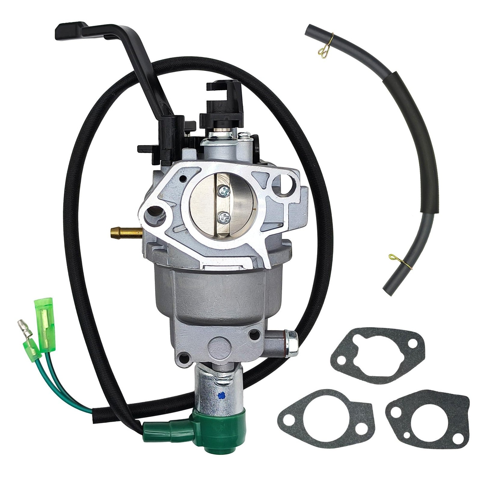 YGQ 420cc GX390 generator carburetor kit with Huayi P27-1D OEM parts, including carburetor components for engine repair