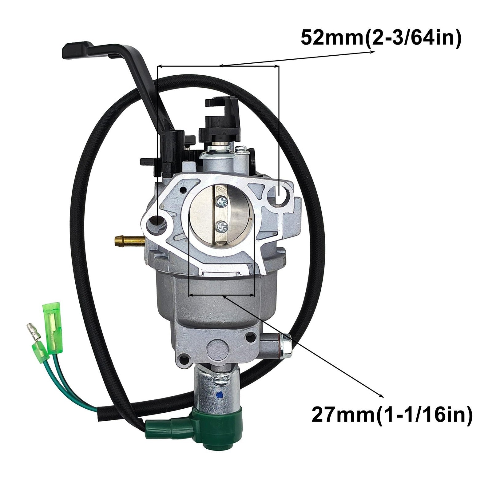 YGQ 420cc GX390 generator carburetor kit with OEM Huayi P27-1D carburetor for reliable engine performance