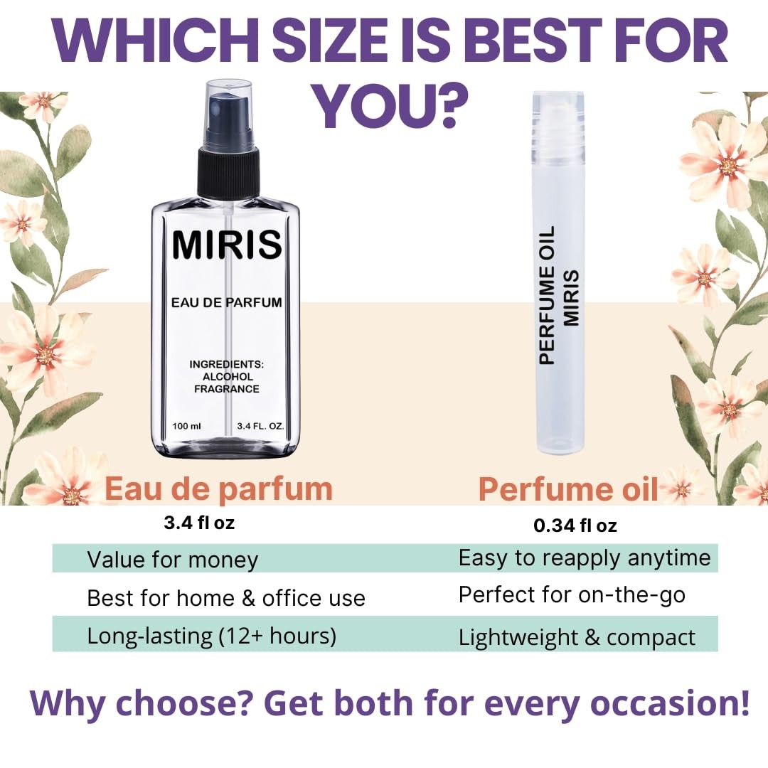 MIRIS No. 35570 inspired by Black Opium EDP for women, 3.4 fl oz bottle with sleek black and gold design.