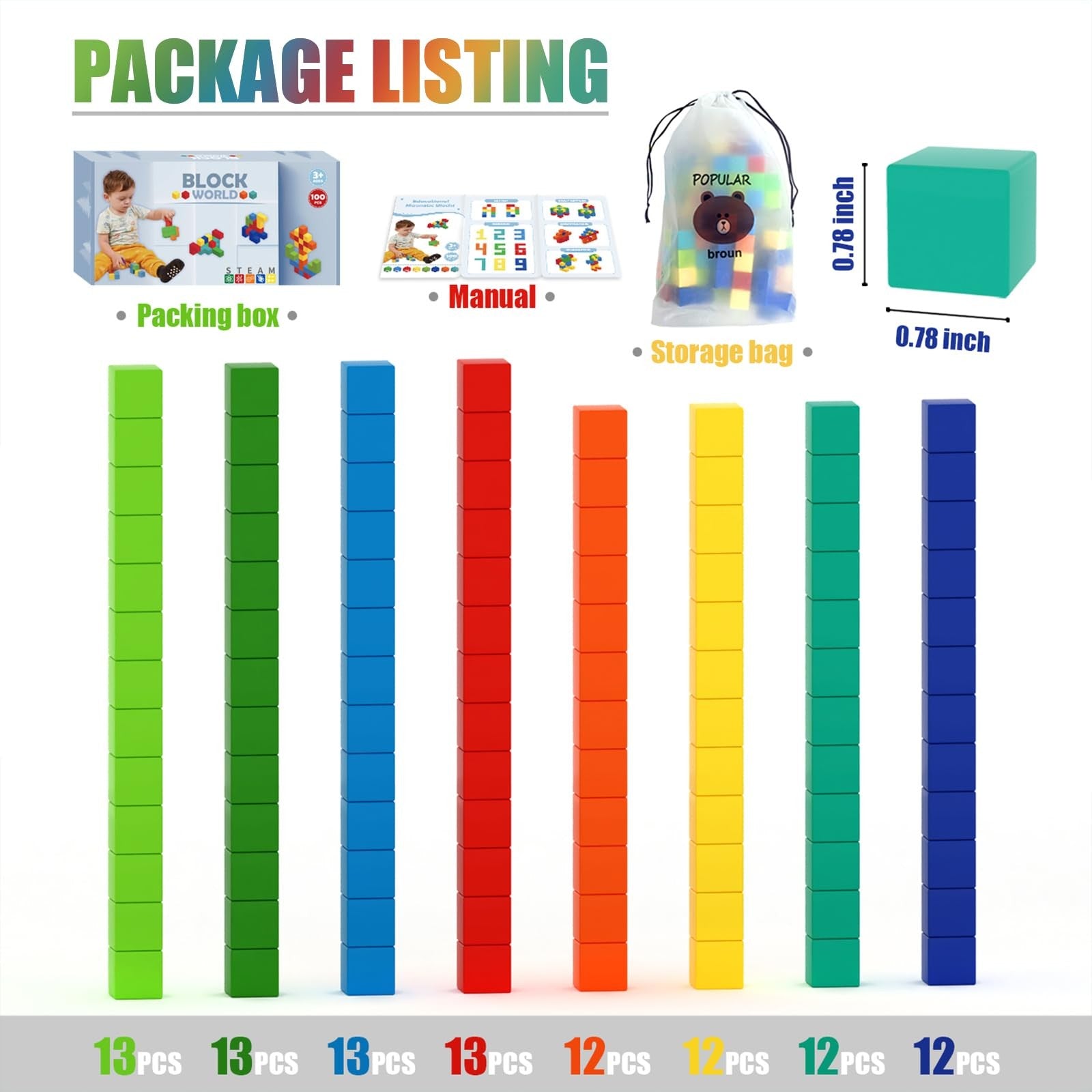BananMelonBM magnetic building blocks set for toddlers, featuring colorful geometric shapes for creative play and learning.
