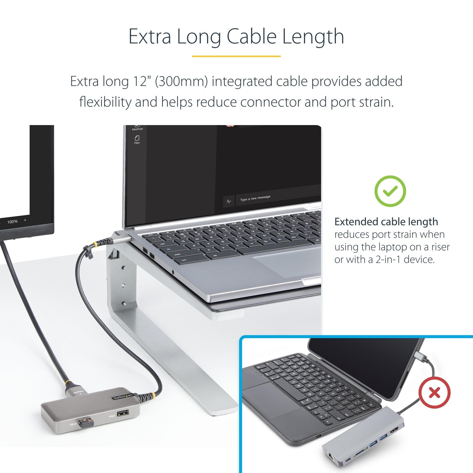 StarTech.com USB-C docking station for MacBook Pro and Windows with multiple ports and 4K display support.