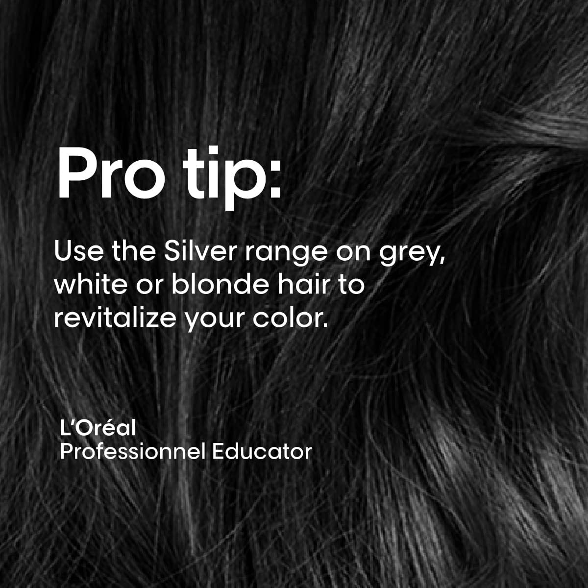 L'Oréal Professionnel Paris Color Depositing Purple Shampoo bottle with purple liquid, designed to neutralize yellow tones in hair.