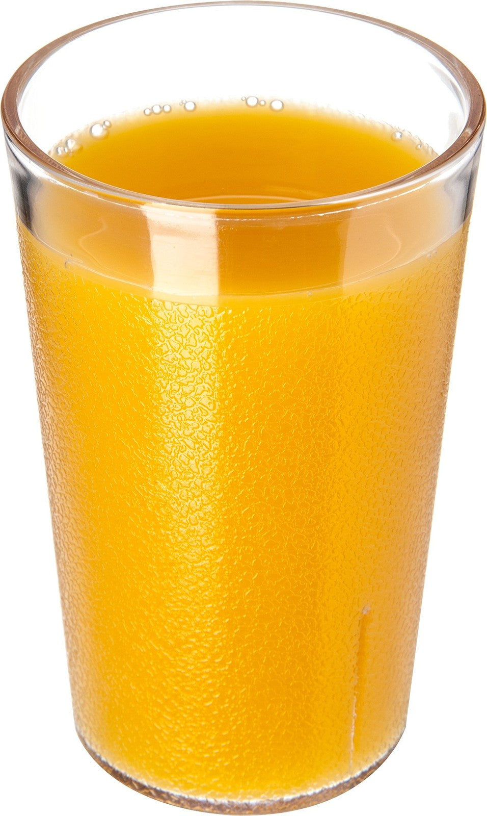 Clear plastic tumbler from Carlisle FoodService Products, 9.5-ounce capacity, shown in a pack of 24.