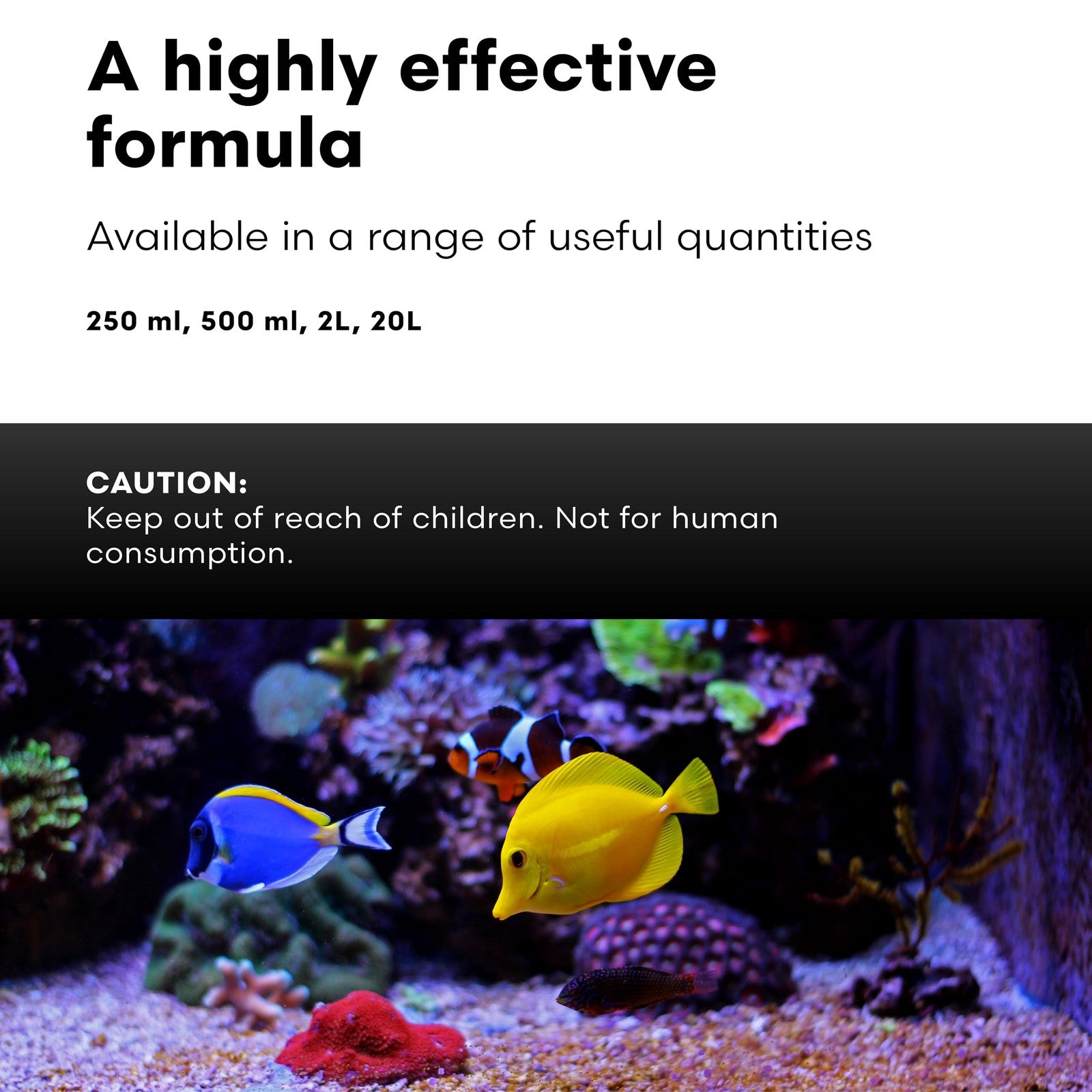 Continuum Aquatics BacterGen M marine nitrifying bacteria supplement in a clear bottle for waste reduction in marine aquariums.