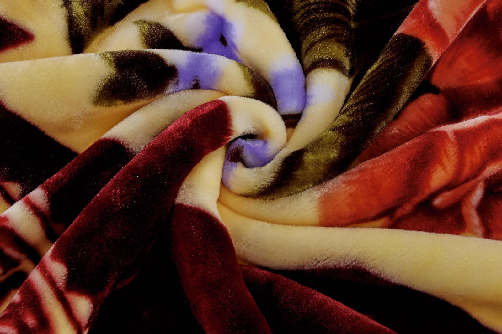 Chezmoi Collection heavy single ply 9 lbs Korean style faux mink blanket with reversible design, displayed folded with soft texture.