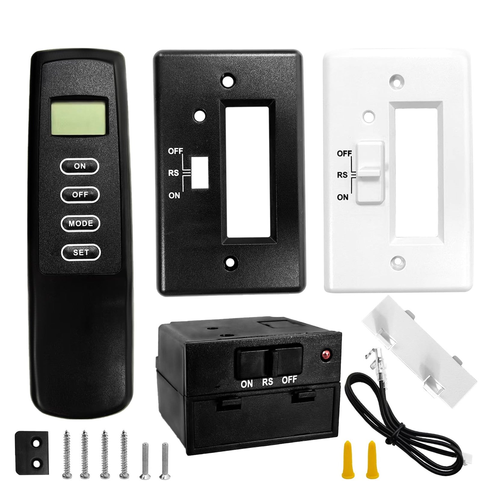 Bxmgr upgraded fireplace remote control kit compatible with Skytech Majestic Amb, showing remote device with buttons and display.