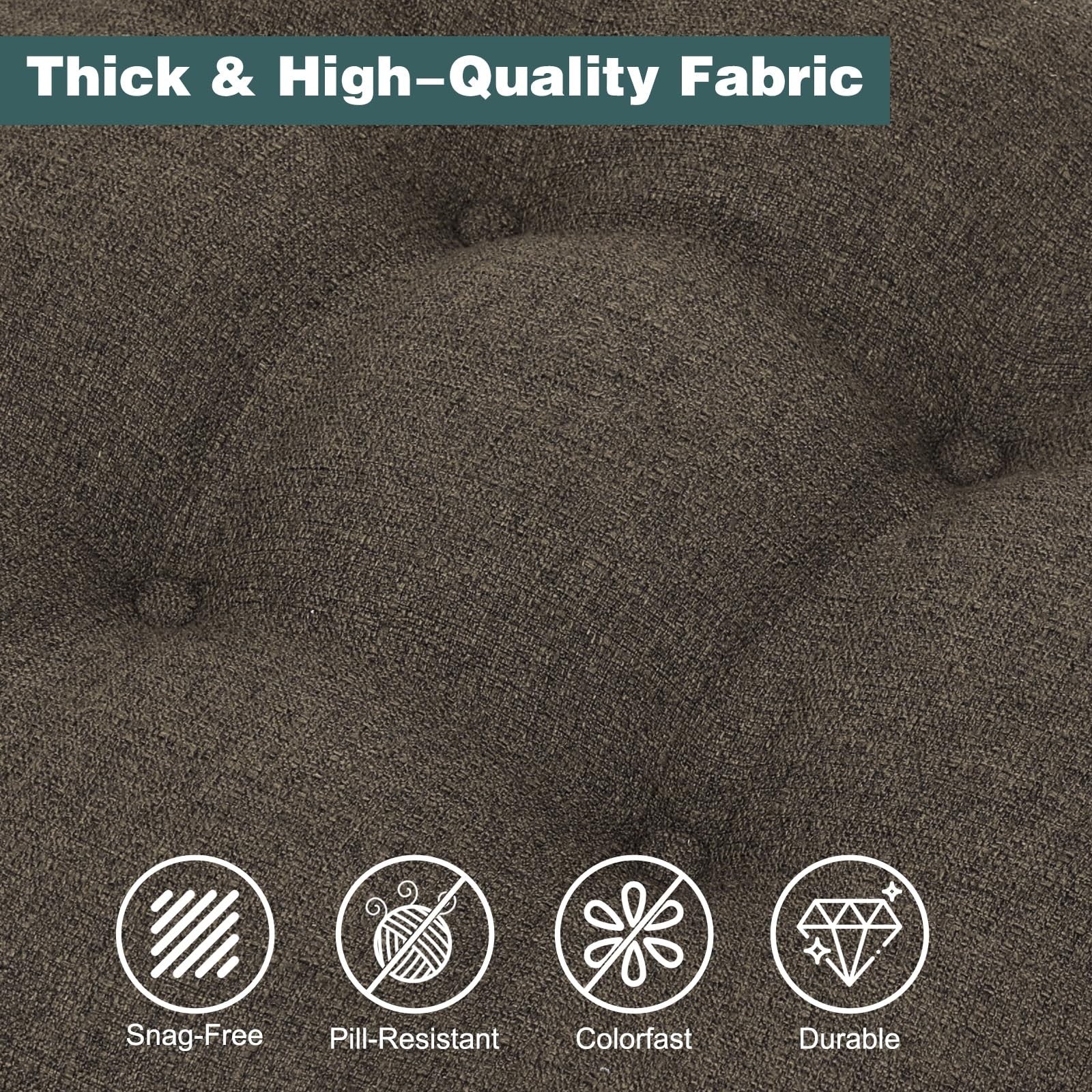 Set of 2 baibu dining chair cushions with dual-layer patent design and memory foam for comfortable kitchen seating.