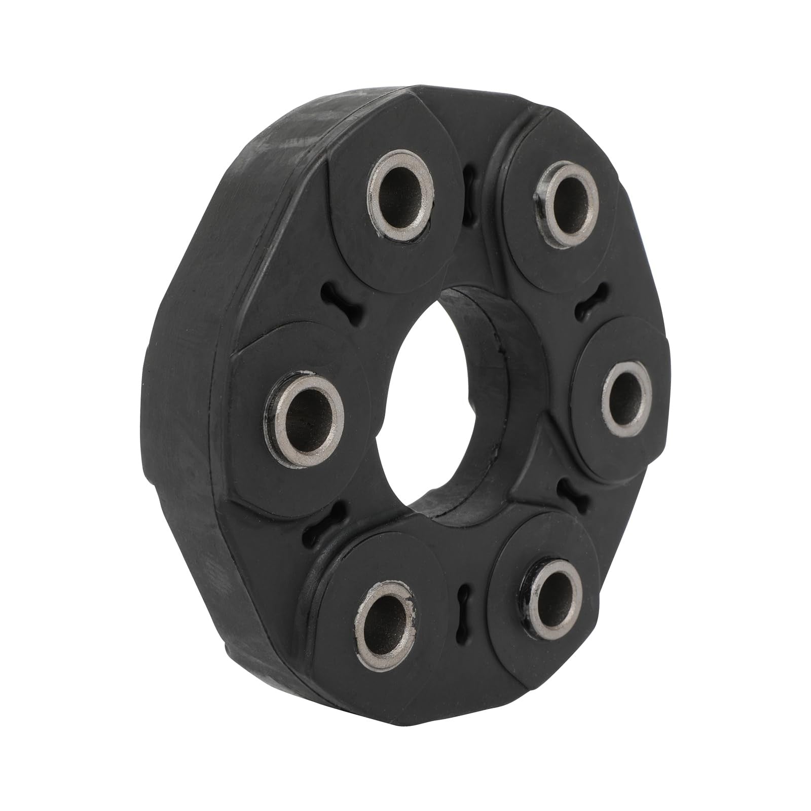 SCITOO driveshaft flex joint coupler for Chrysler Dodge Charger Challenger Magnu, showing the metal coupling part with rubber insulator.
